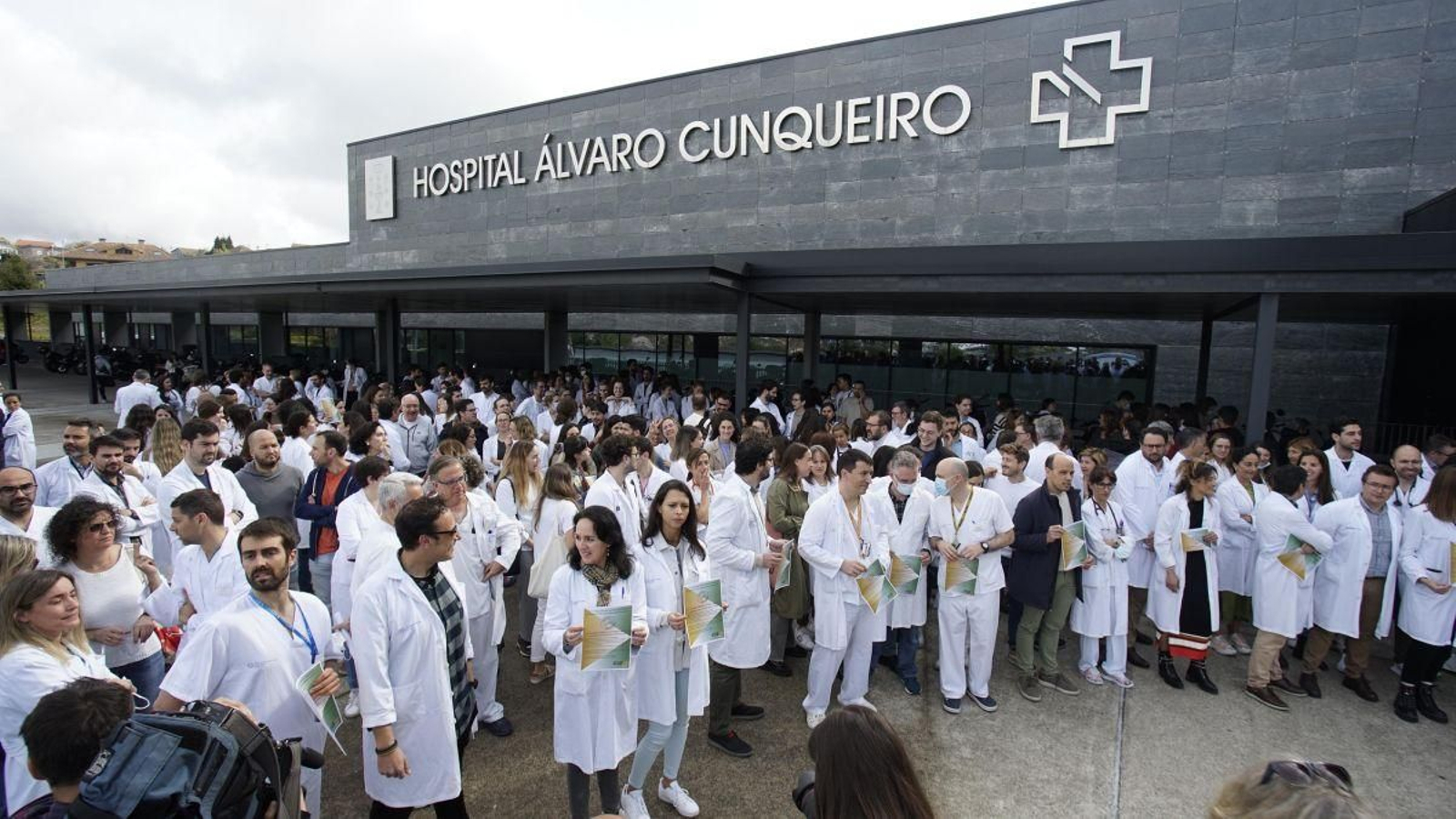 Las concentraciones contaron desde el primer día con un buen número de médicos residentes.