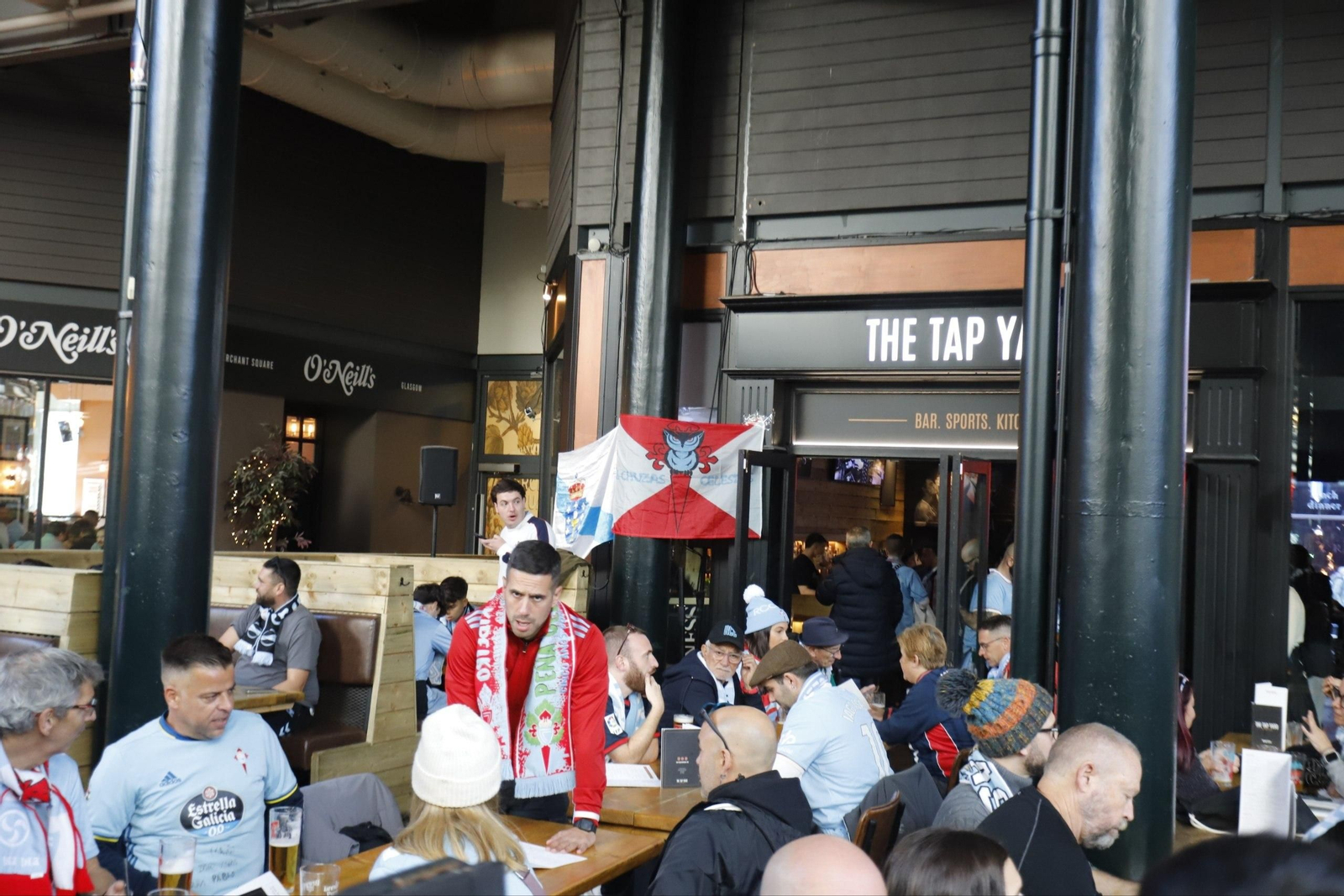 Galería | El celtismo toma Glasgow con unos 3.000 aficionados desplazados