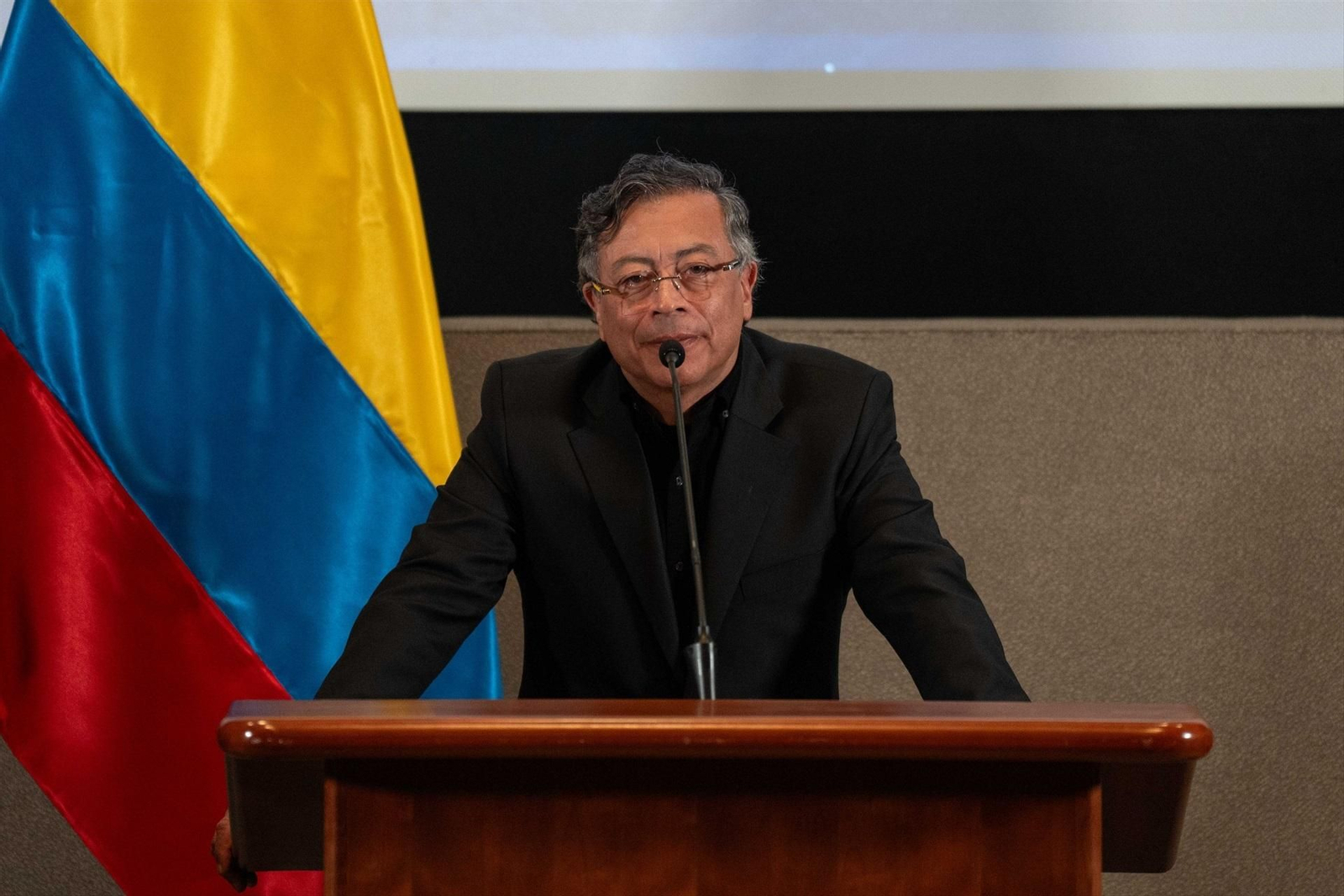 El presidente de Colombia, Gustavo Petro