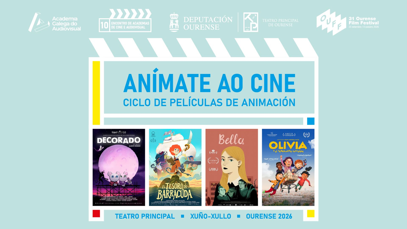 OUFF - Cartel Ciclo Anímate ao Cine.