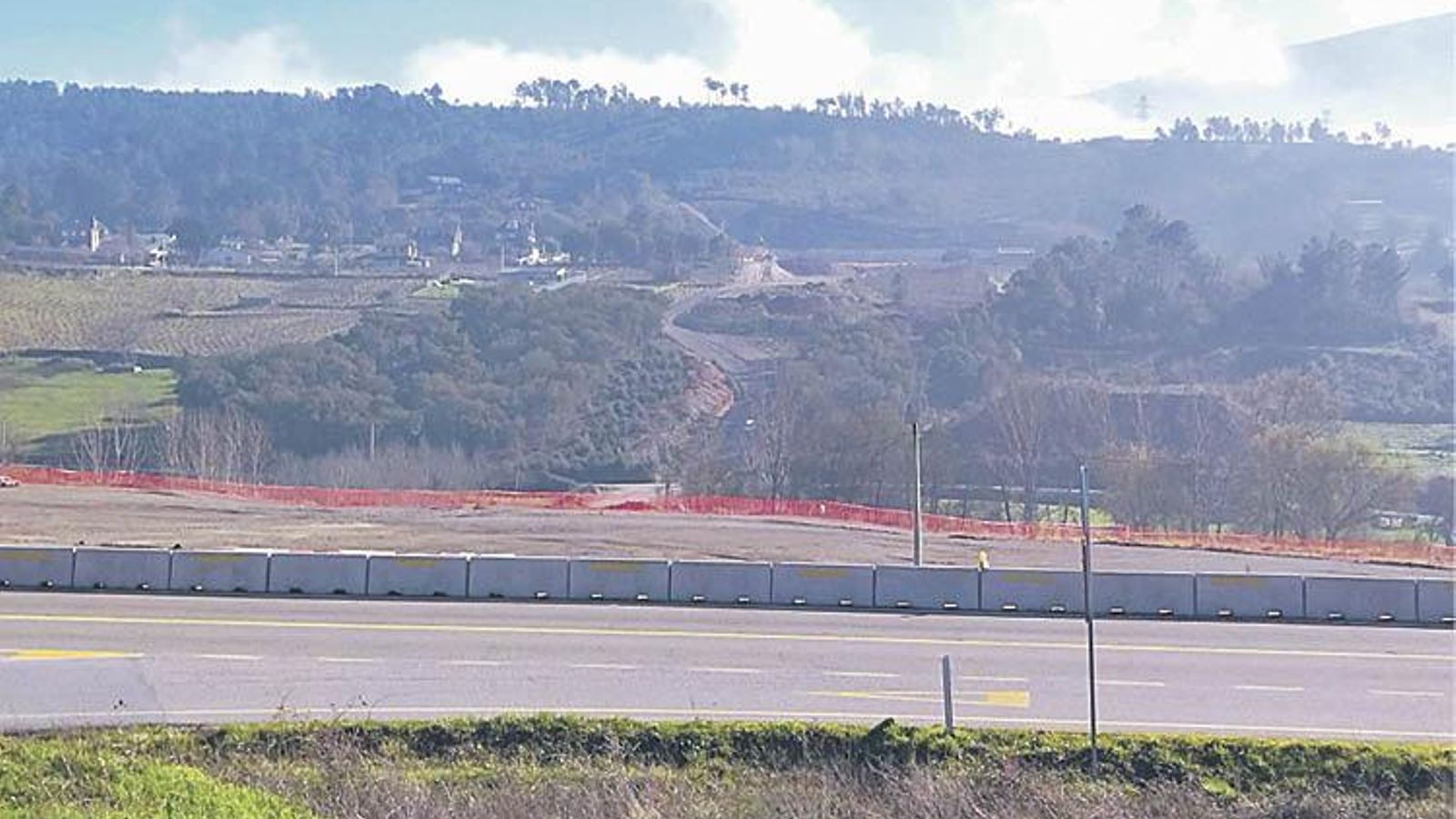 Obras circunvalación en O Barco.