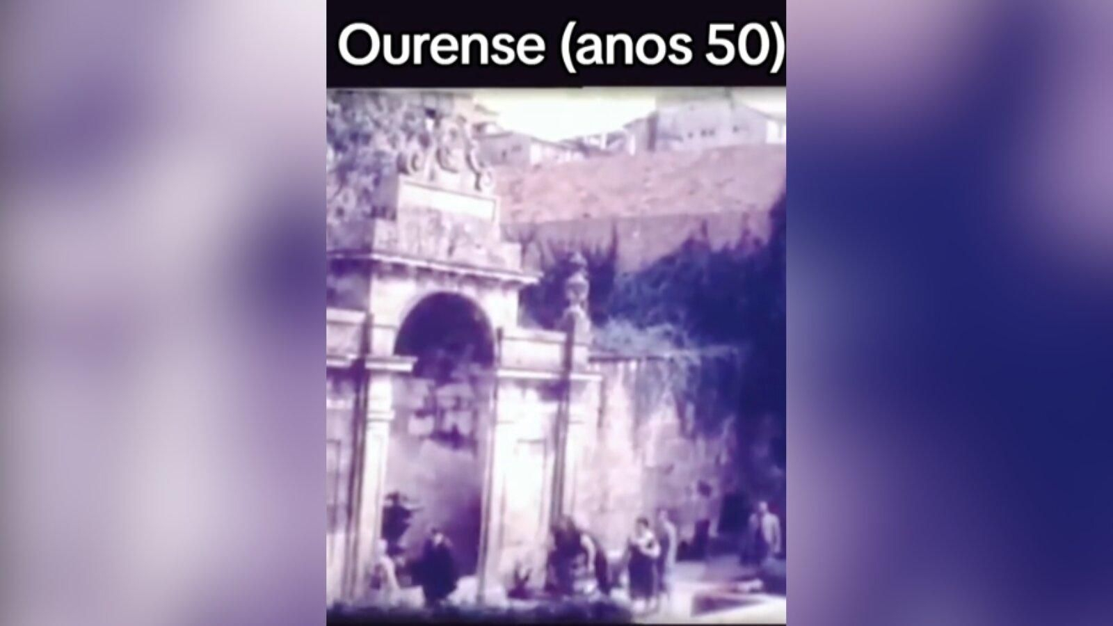Un usuario muestra en redes sociales cómo era la ciudad de Ourense en los años 70.