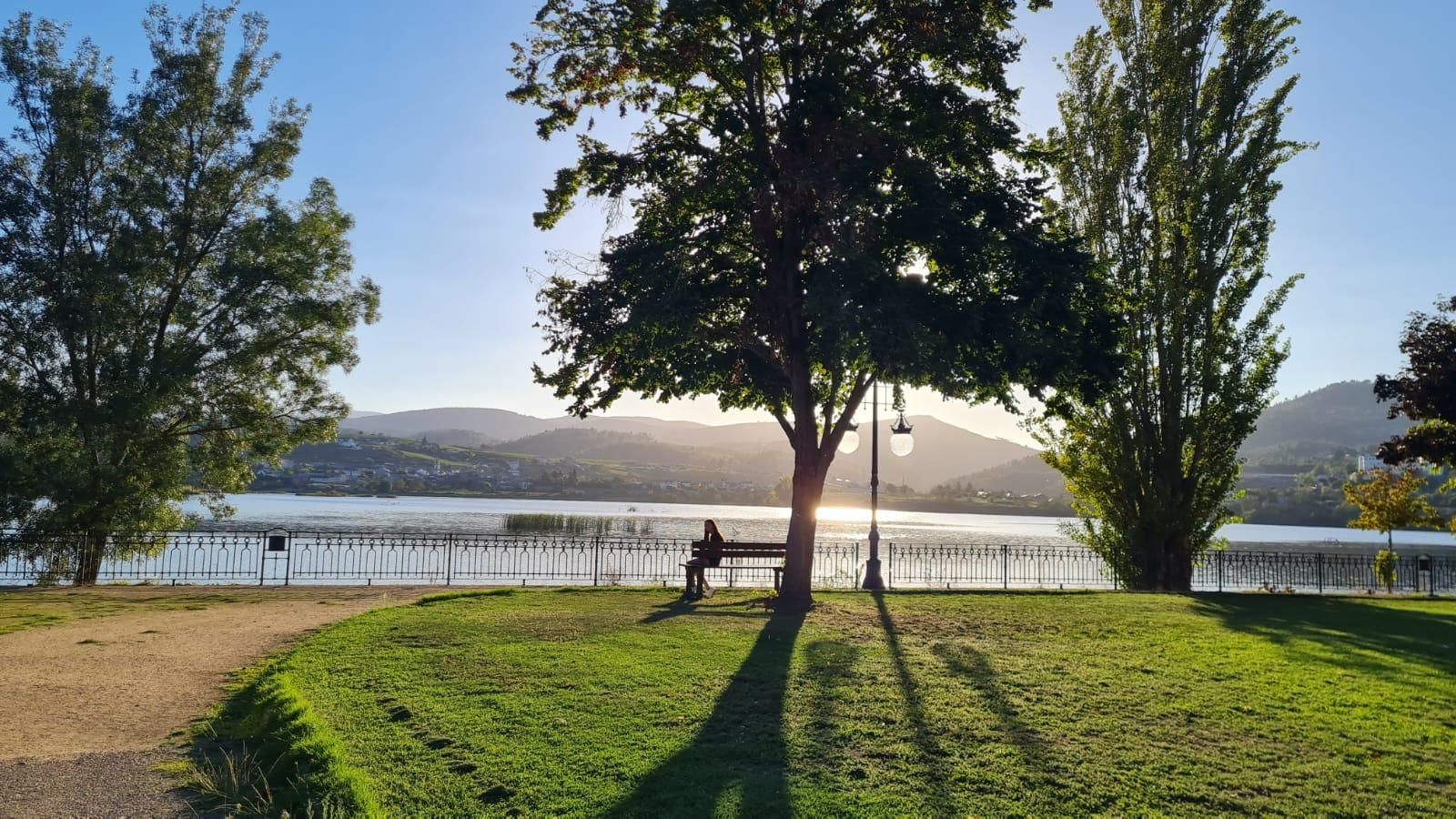 Paisaje soleado en A Rúa