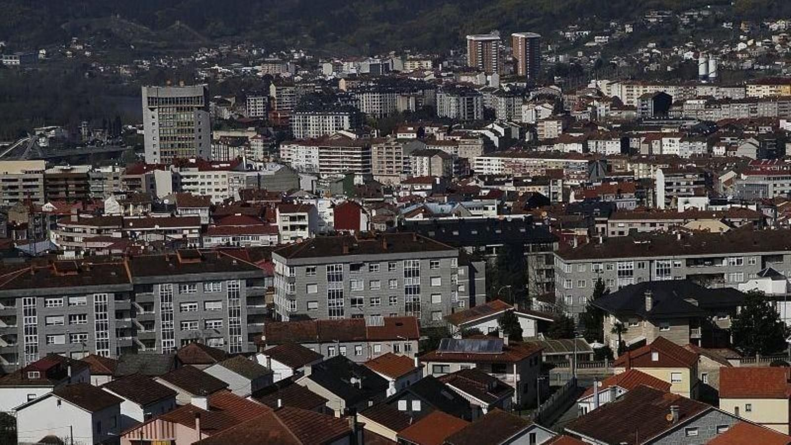 Panorama urbano de Ourense