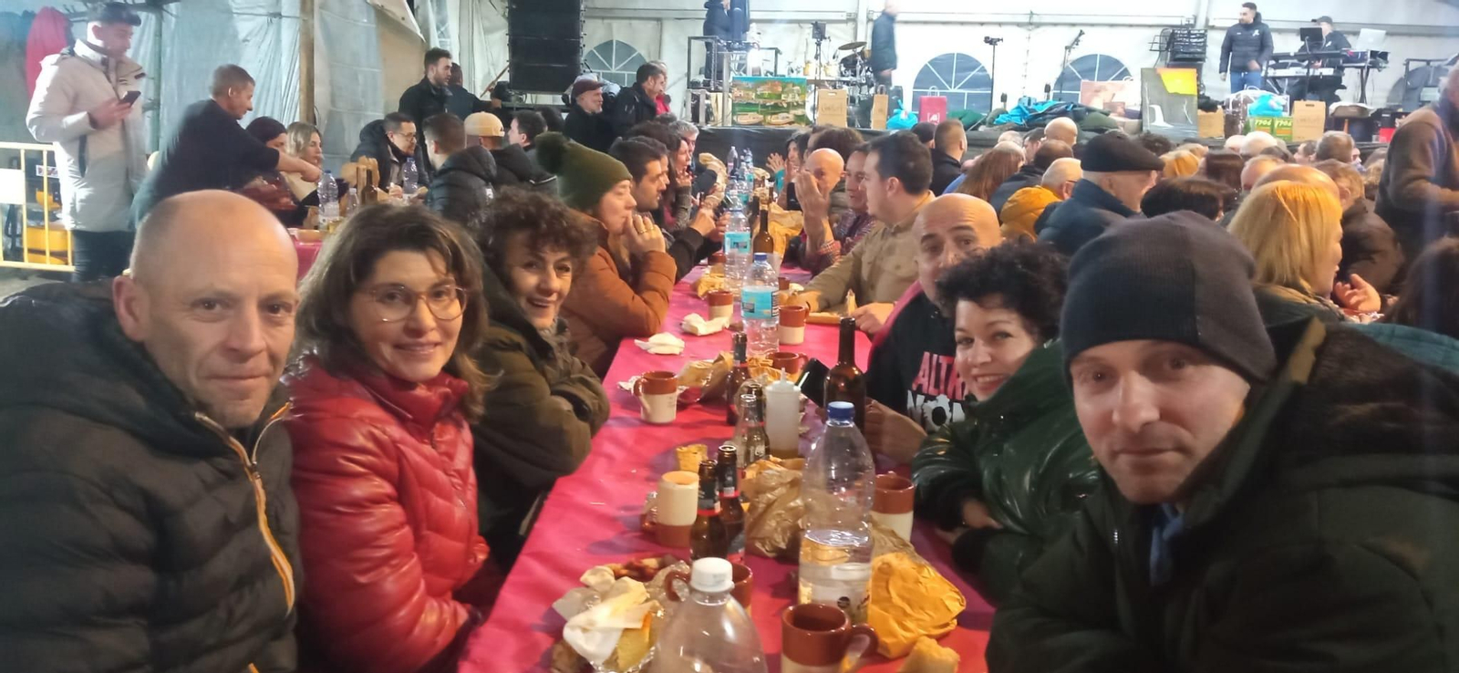 Galería | Cocido para combatir la borrasca Ingrid en Piñeiro