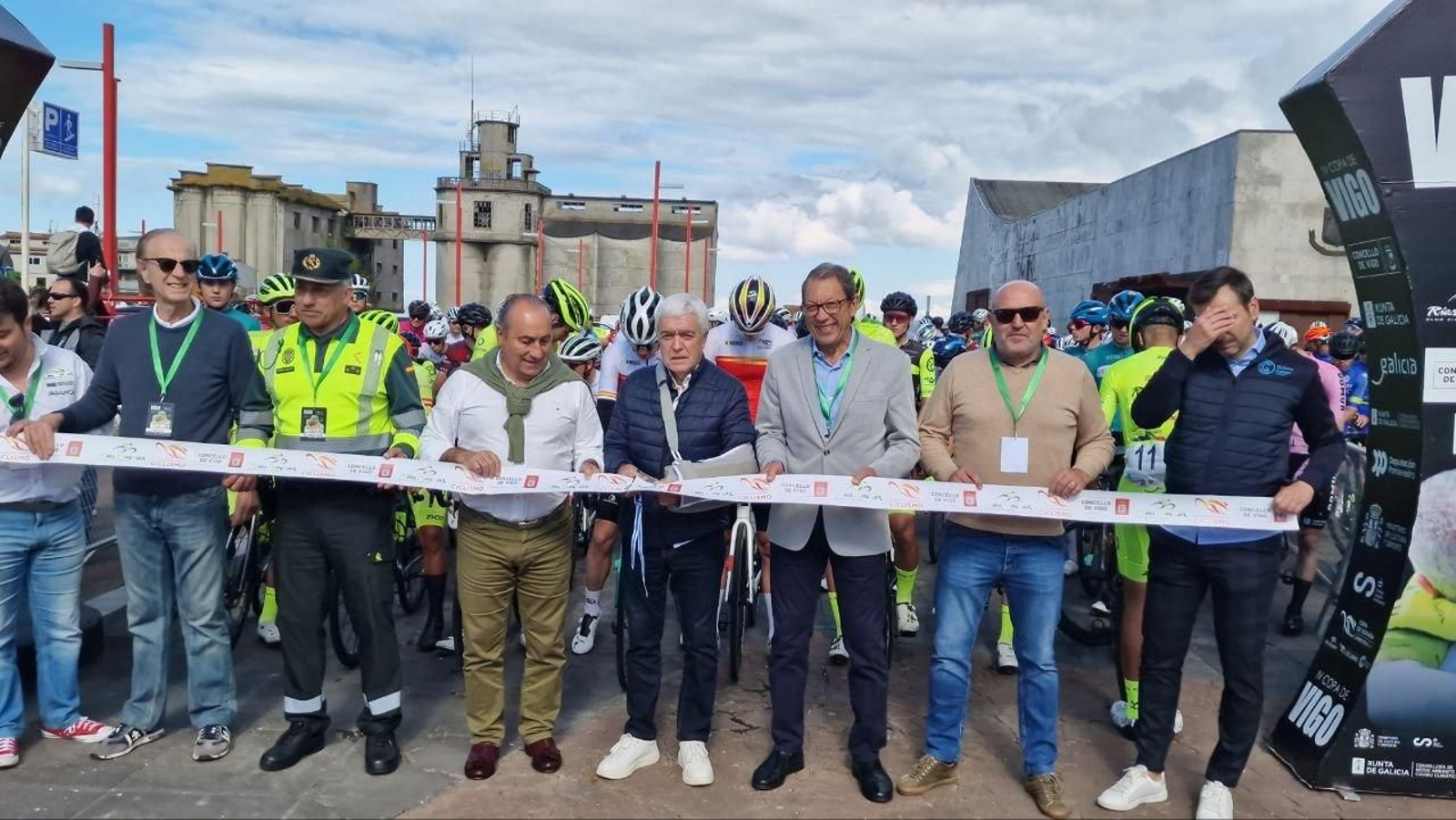 Copa de España de Ciclismo en Vigo.