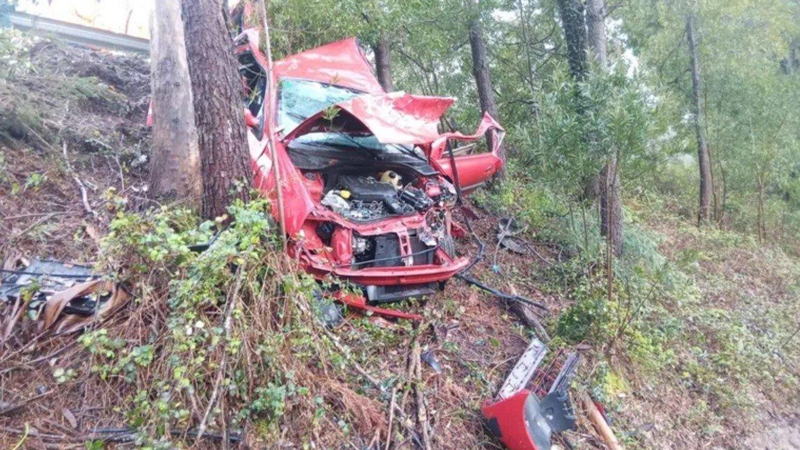 Accidente mortal en Ponteareas