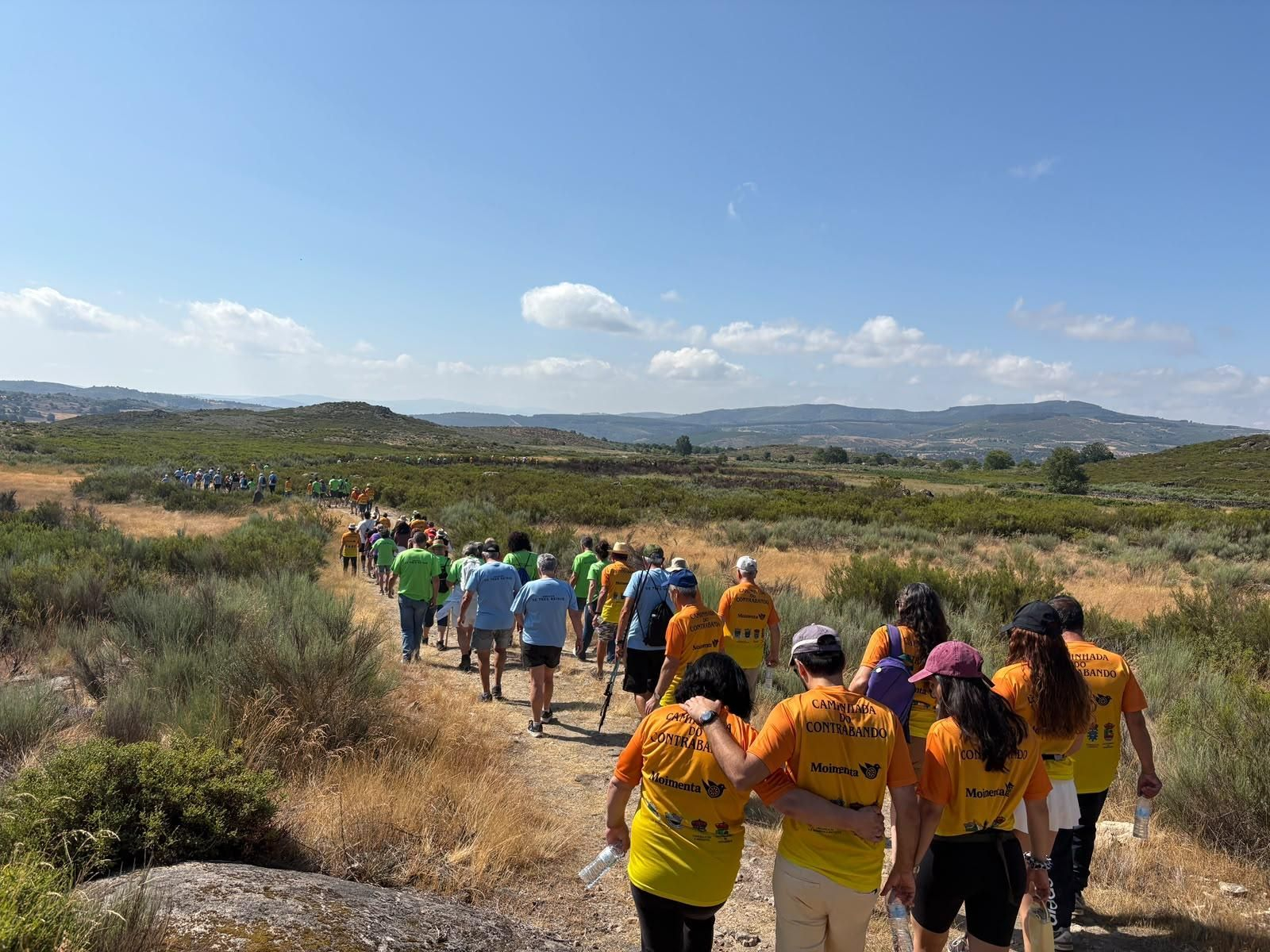 Galería | Sin fronteras en la caminata de la Raia en Os Tres Reinos