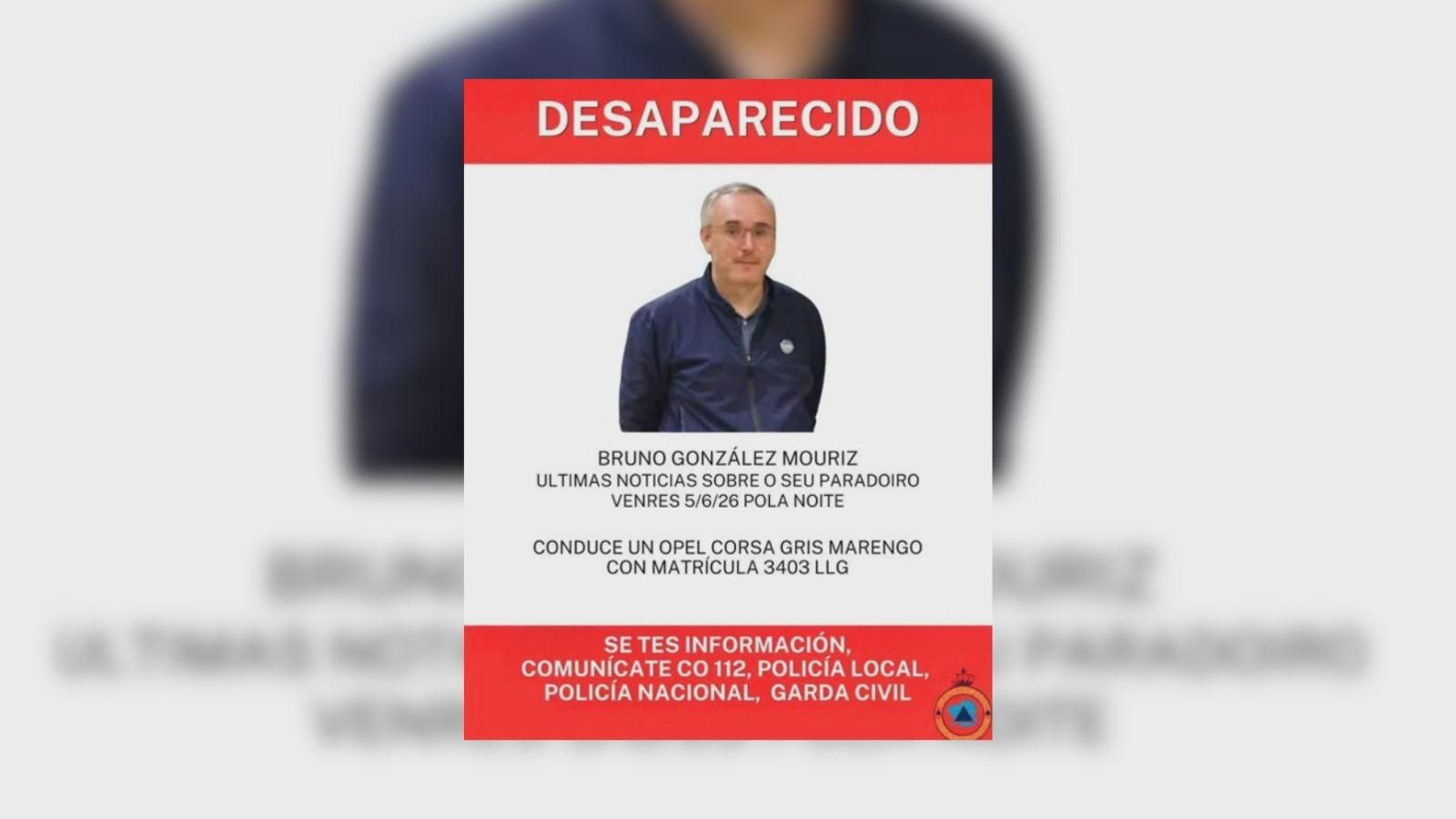 La imagen del desaparecido Bruno González