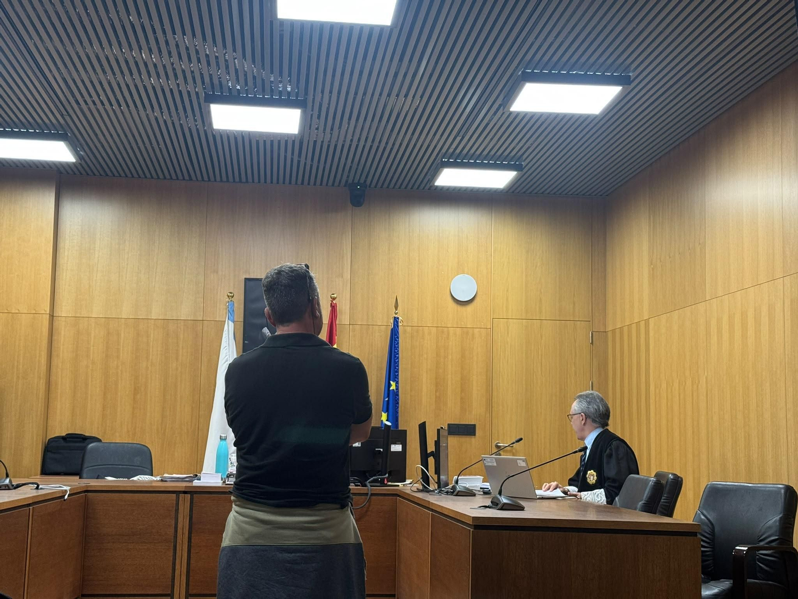 El acusado, ante la magistrada del Penal 2.