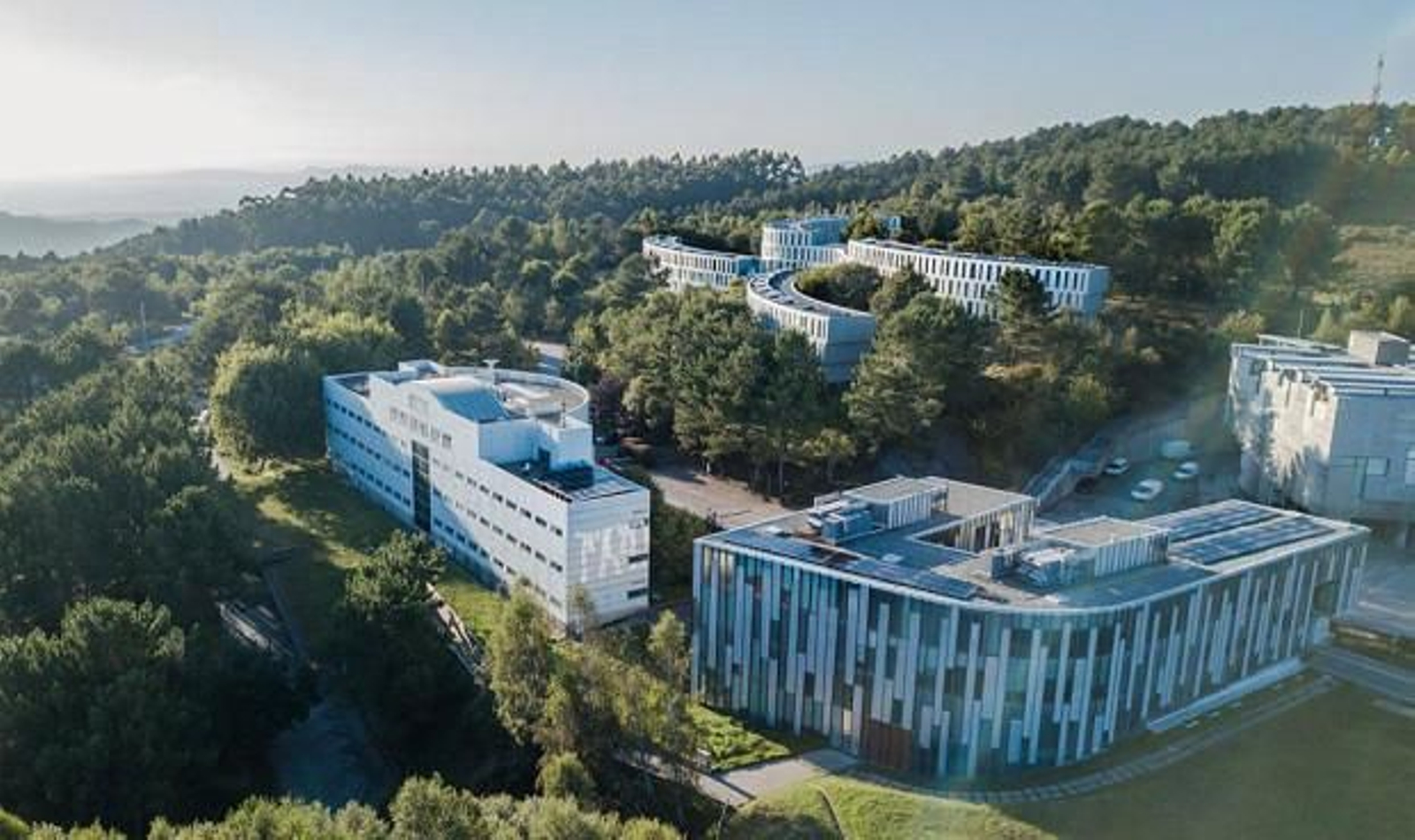 Imagen de archivo de la vista aérea del campus de Lagoas-Marcosende, en Vigo.