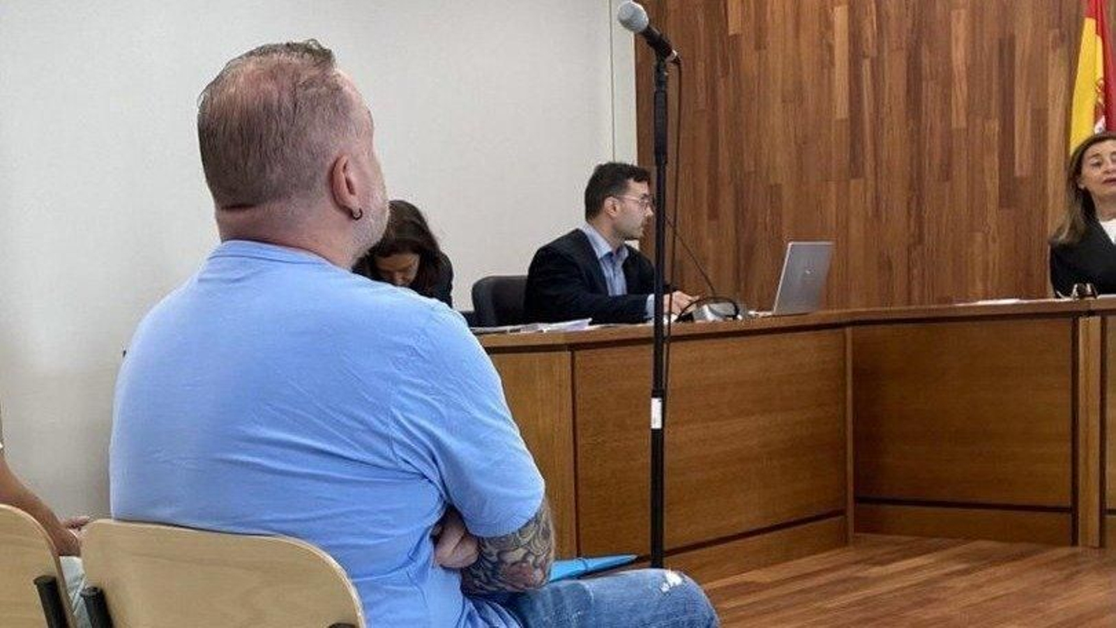 El empresario vigués, en uno de los juicios en la Audiencia.