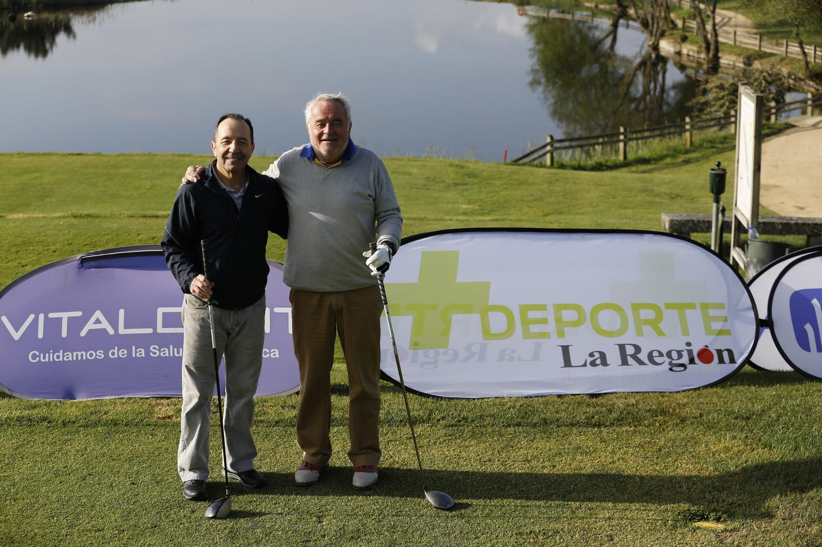 Enrique y Andrew, en la cita del Open.