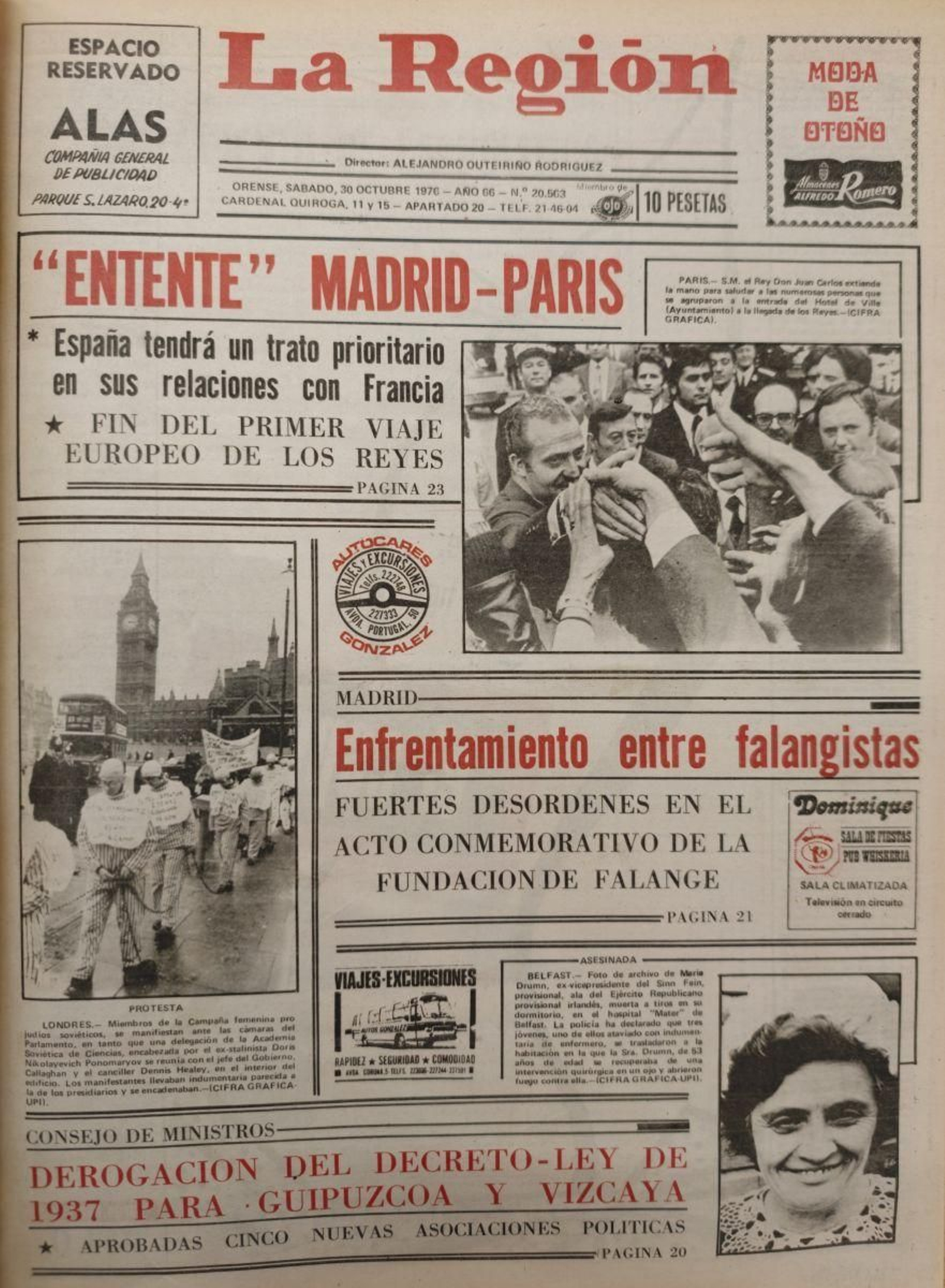 Primera página de 1976