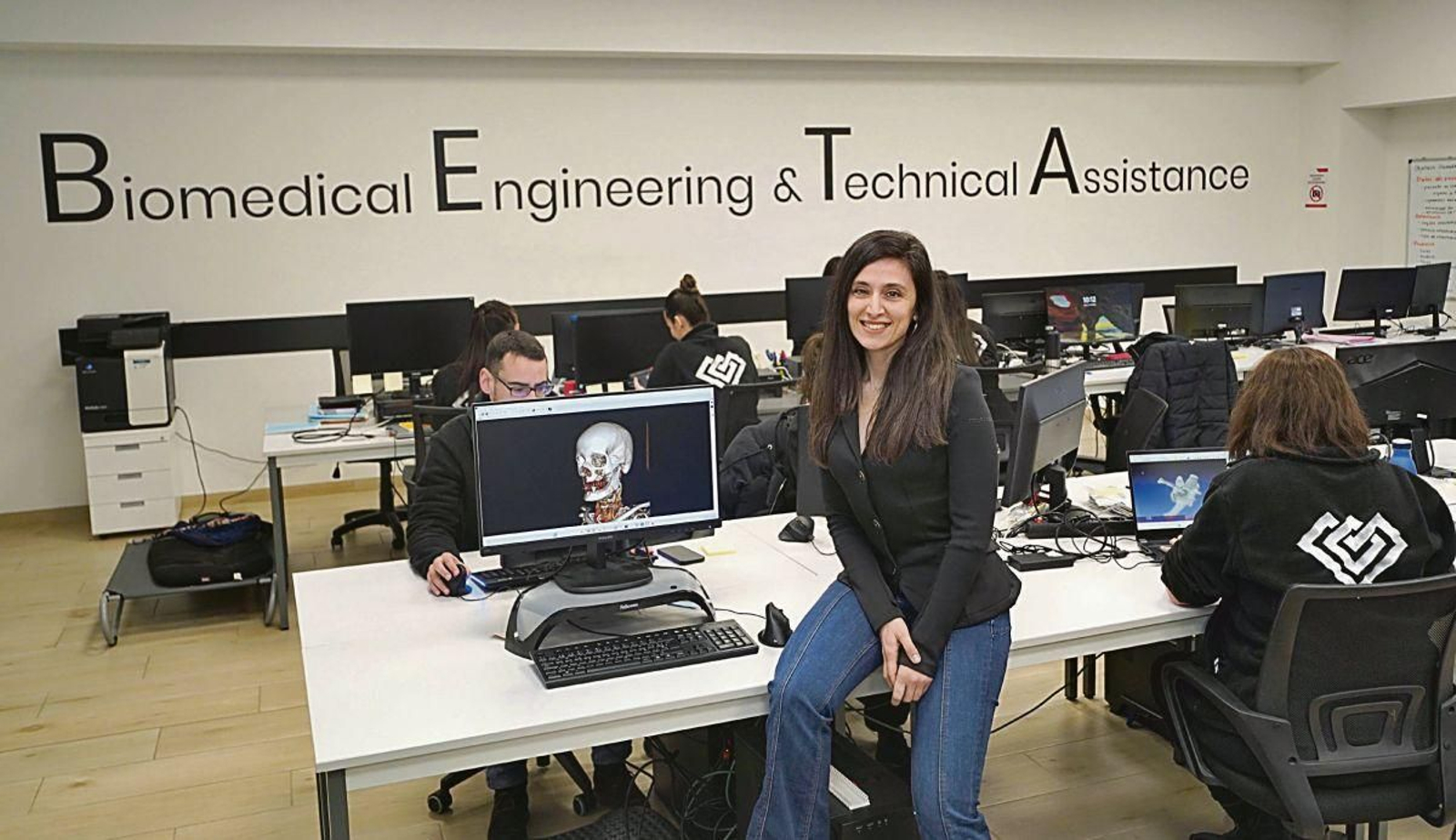 Bibiana Rodiño Janeiro, CEO de Beta Implants, en la sede de la empresa en Mos.