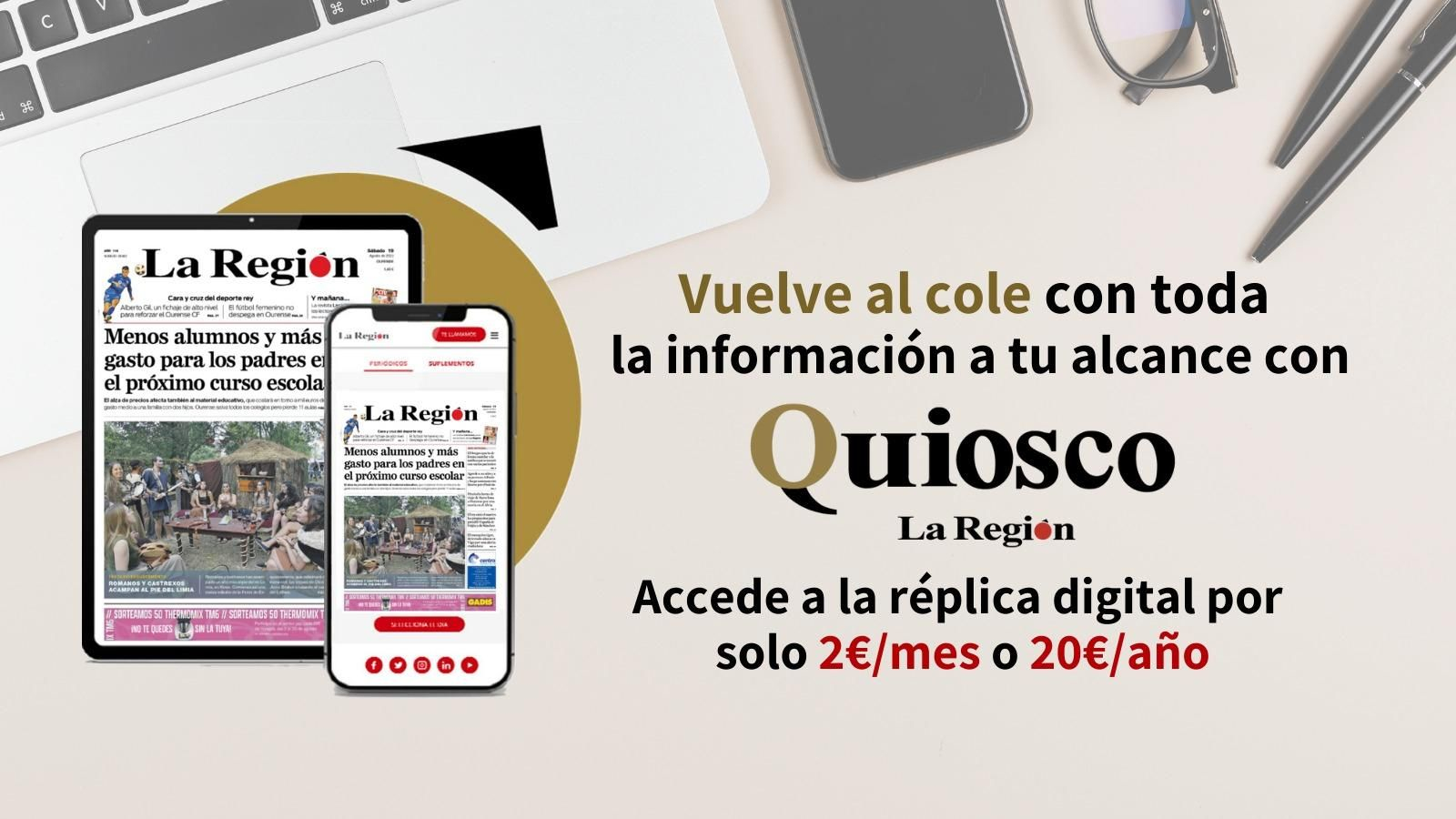 Campaña "Vuelta al cole" con el Quiosco La Región