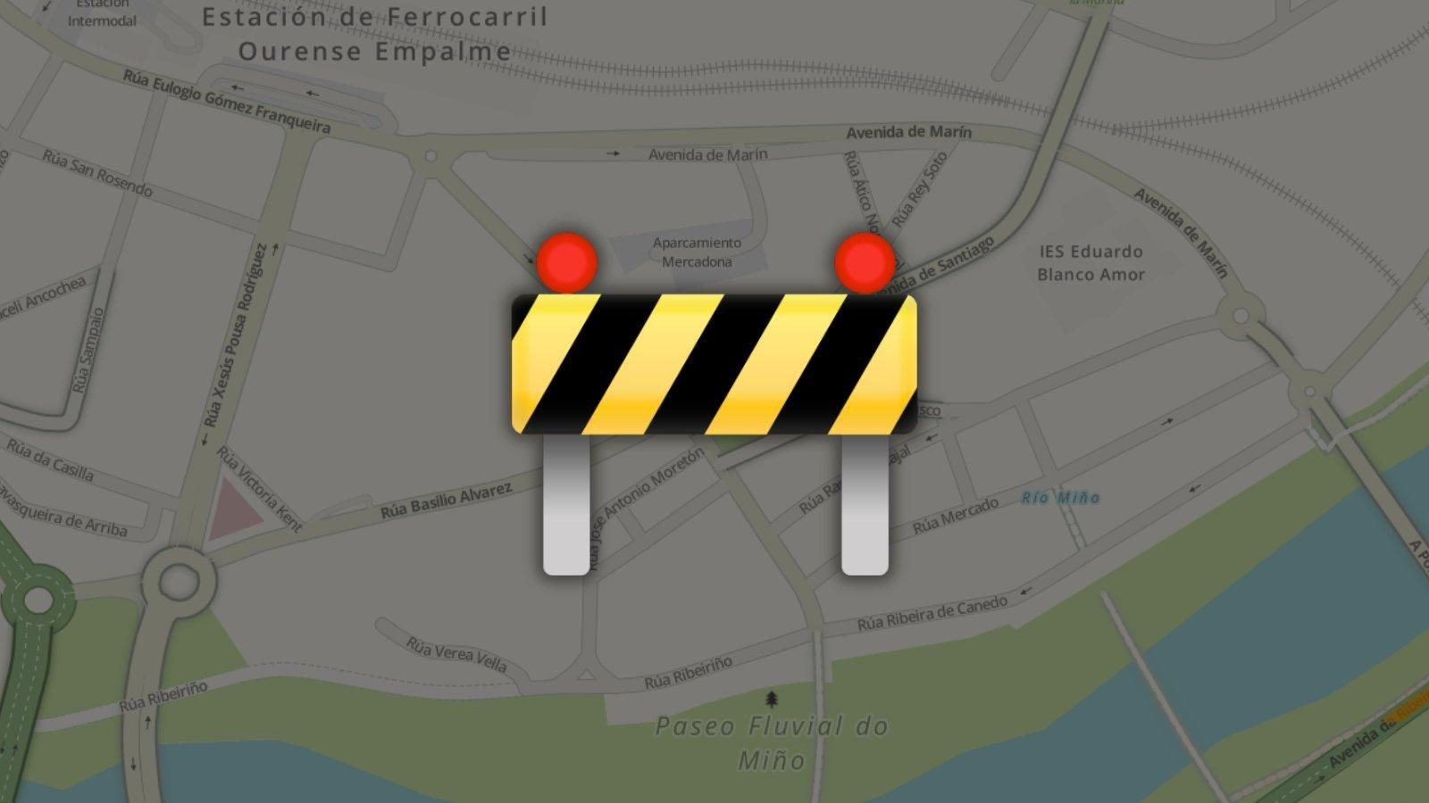 Cortes de tráfico en A Ponte por la carrera Correndo por Ourense.