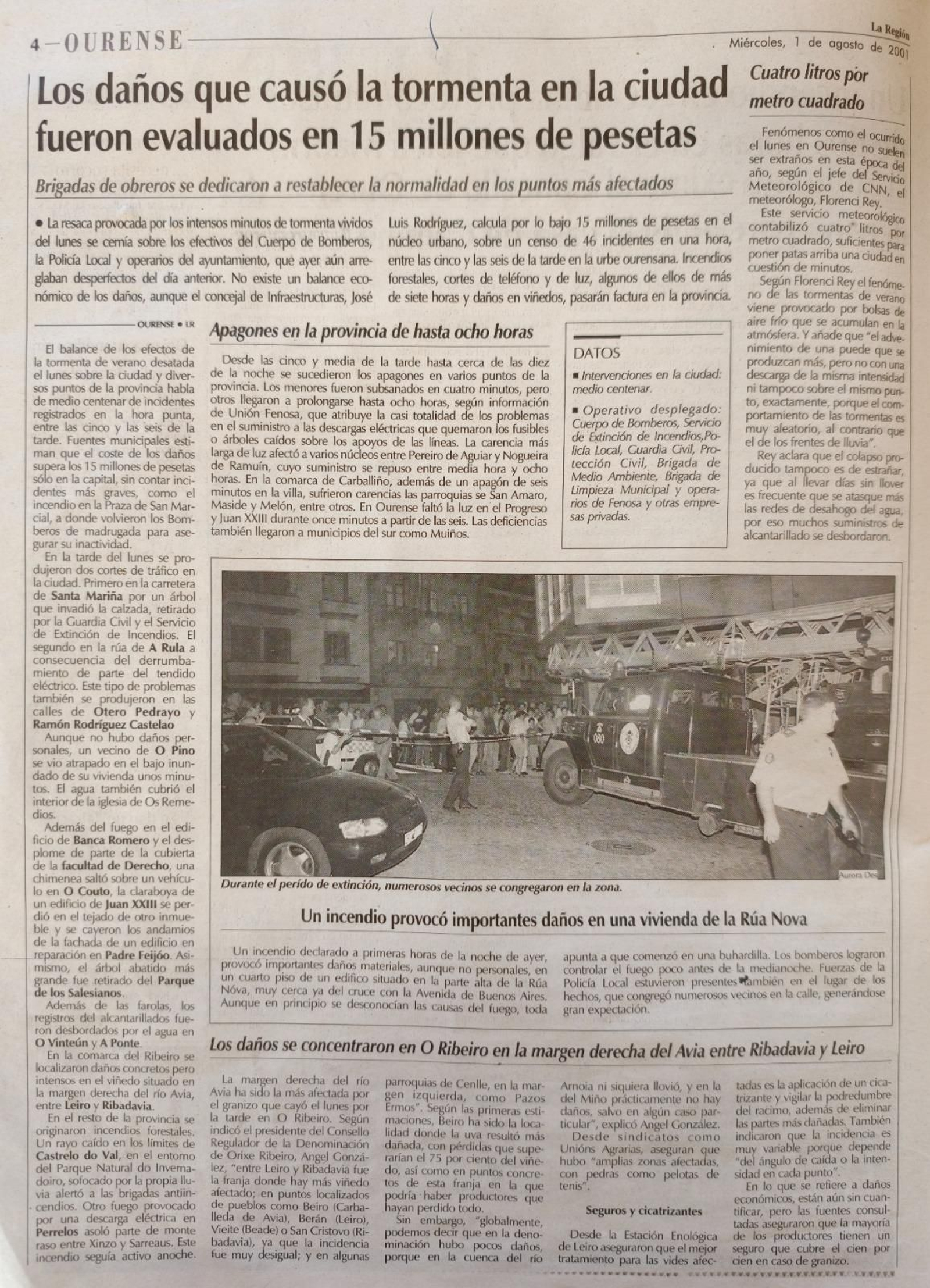 1 de agosto de 2001.