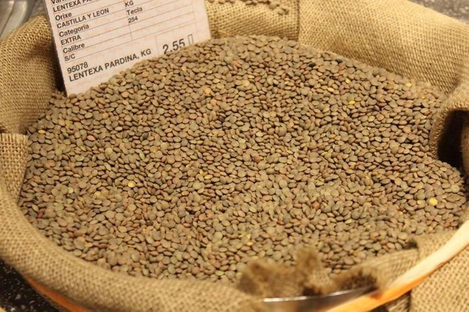 Lentejas.