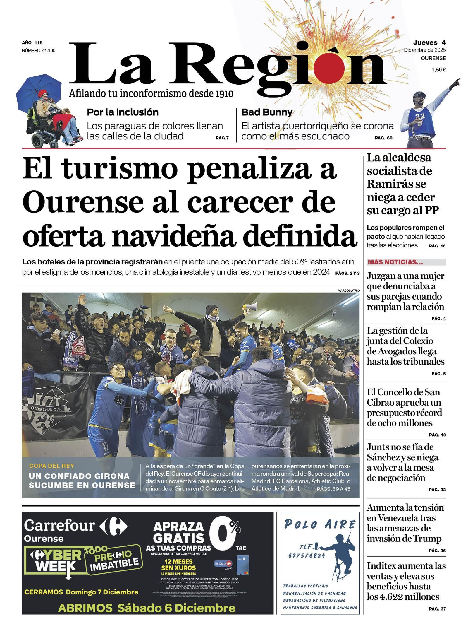 La portada de hoy