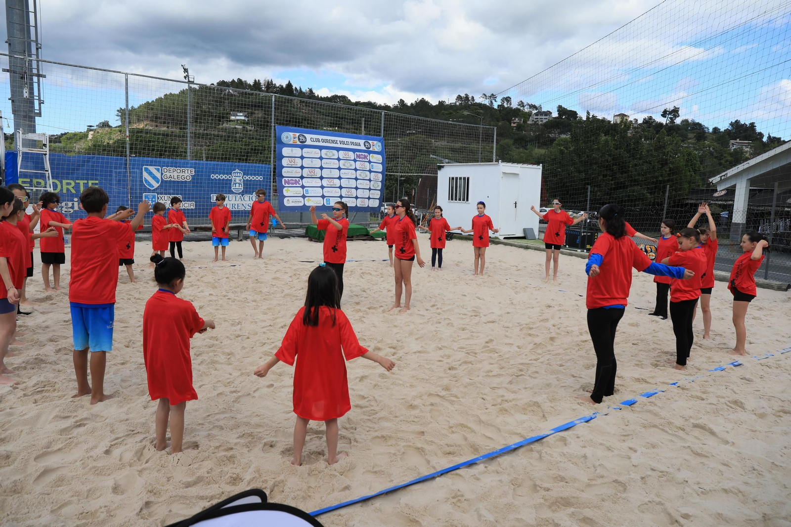 La arena de Oira, punto de encuentro de otra actividad Más Deporte La Región