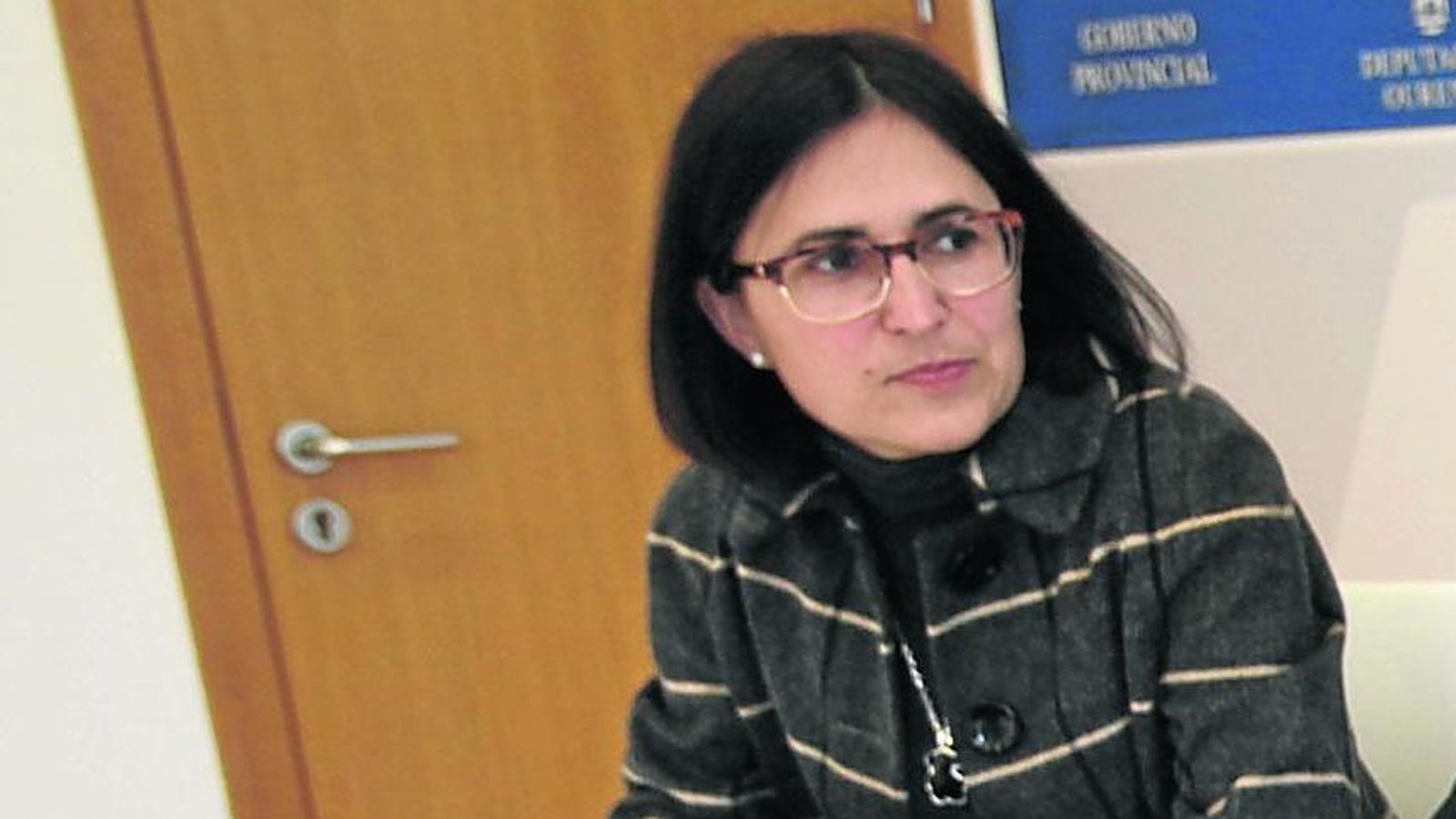 Ourense. 15-03-2016. Presentación de la Semana Santa de Oímbra. Ana María Villarino, alcaldesa de Oímbra, Leonardo Lemos y Raúl Alfonso, párroco de Oímbra. Paz