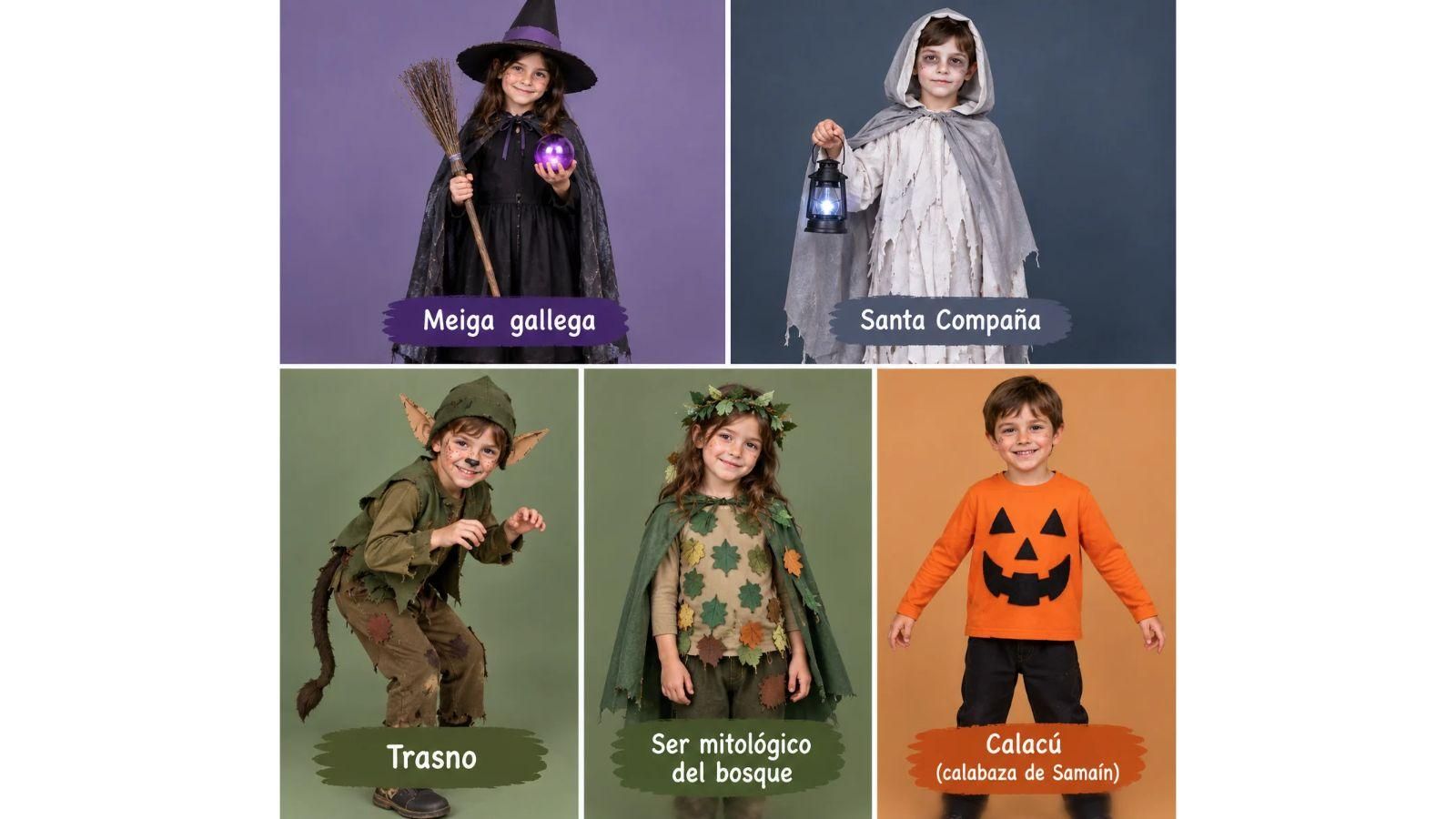 Algunos disfraces del Samaín para no perder la esencia gallega.