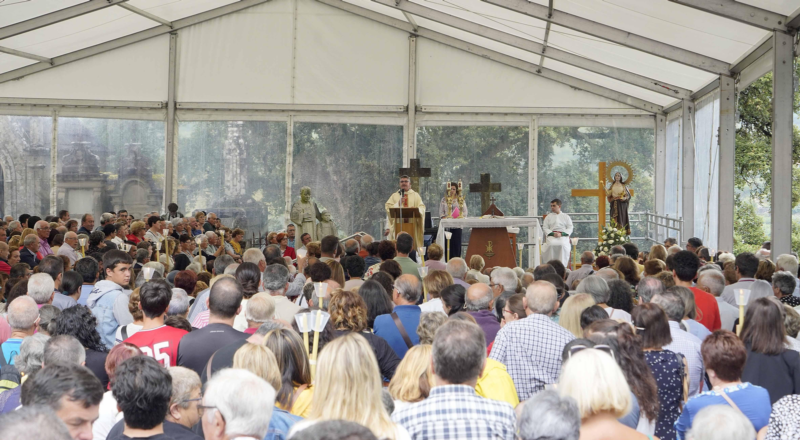 Procesión de Santa Marta de Ribarteme.