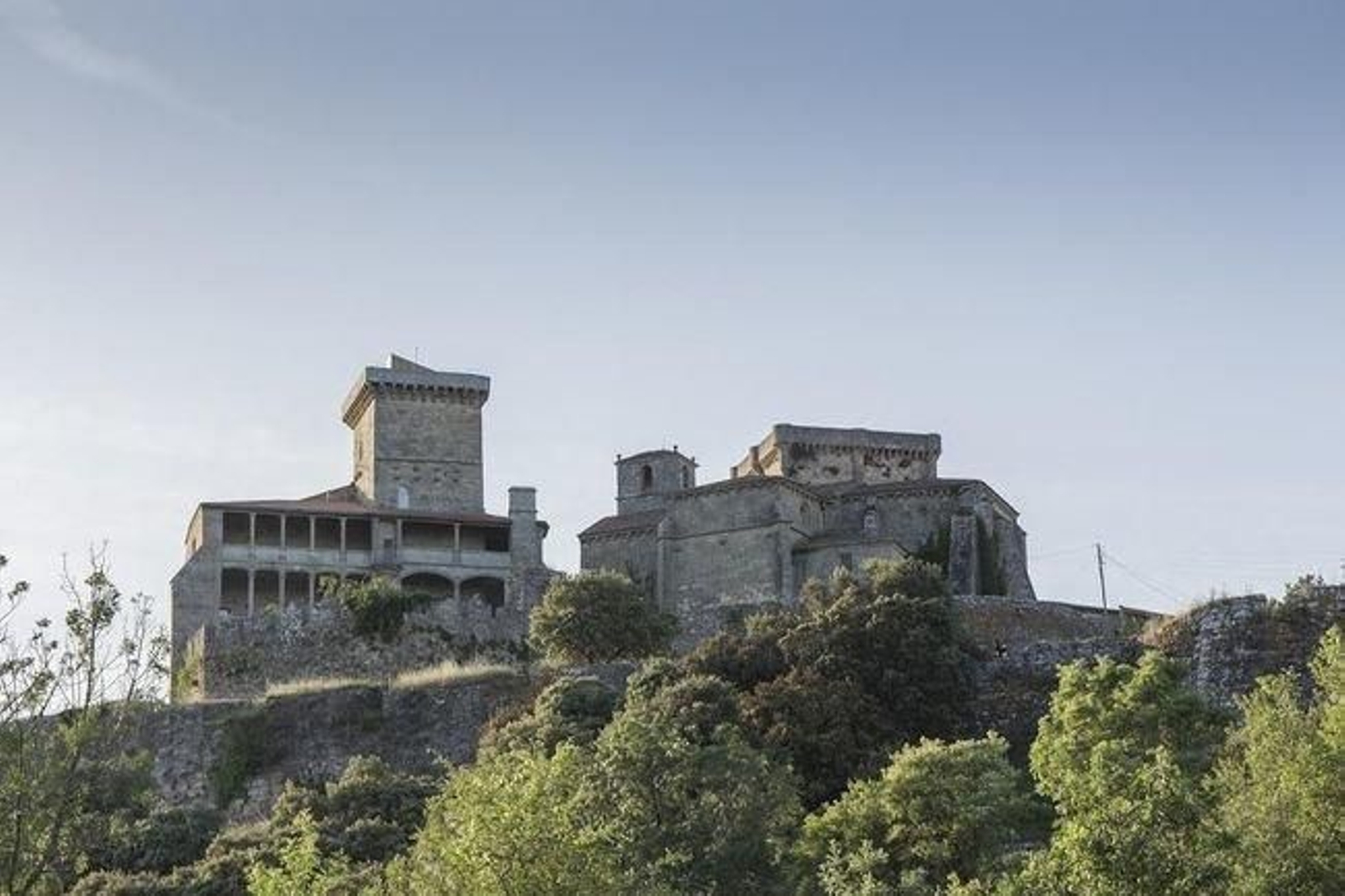 La maleza afea el entorno de la fortaleza de Monterrei.