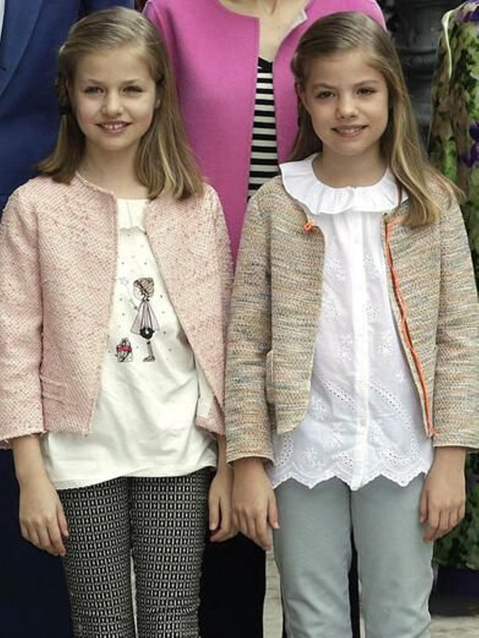 Las princesas Leonor y Sofía