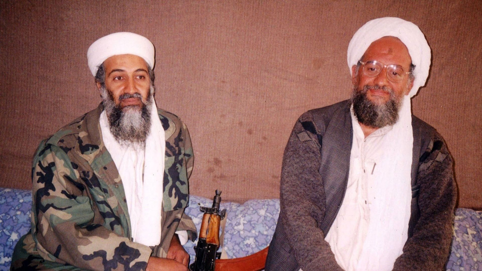 Osama bin Laden y Ayman al Zawahiri, ambos muertos en acciones de EEUU en 2011 y 2022.