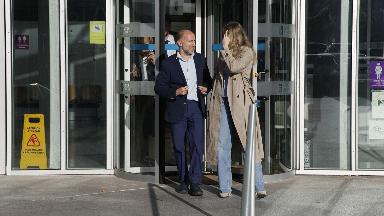 Jácome sale del juzgado el 22 de septiembre, tras declarar por malversación.