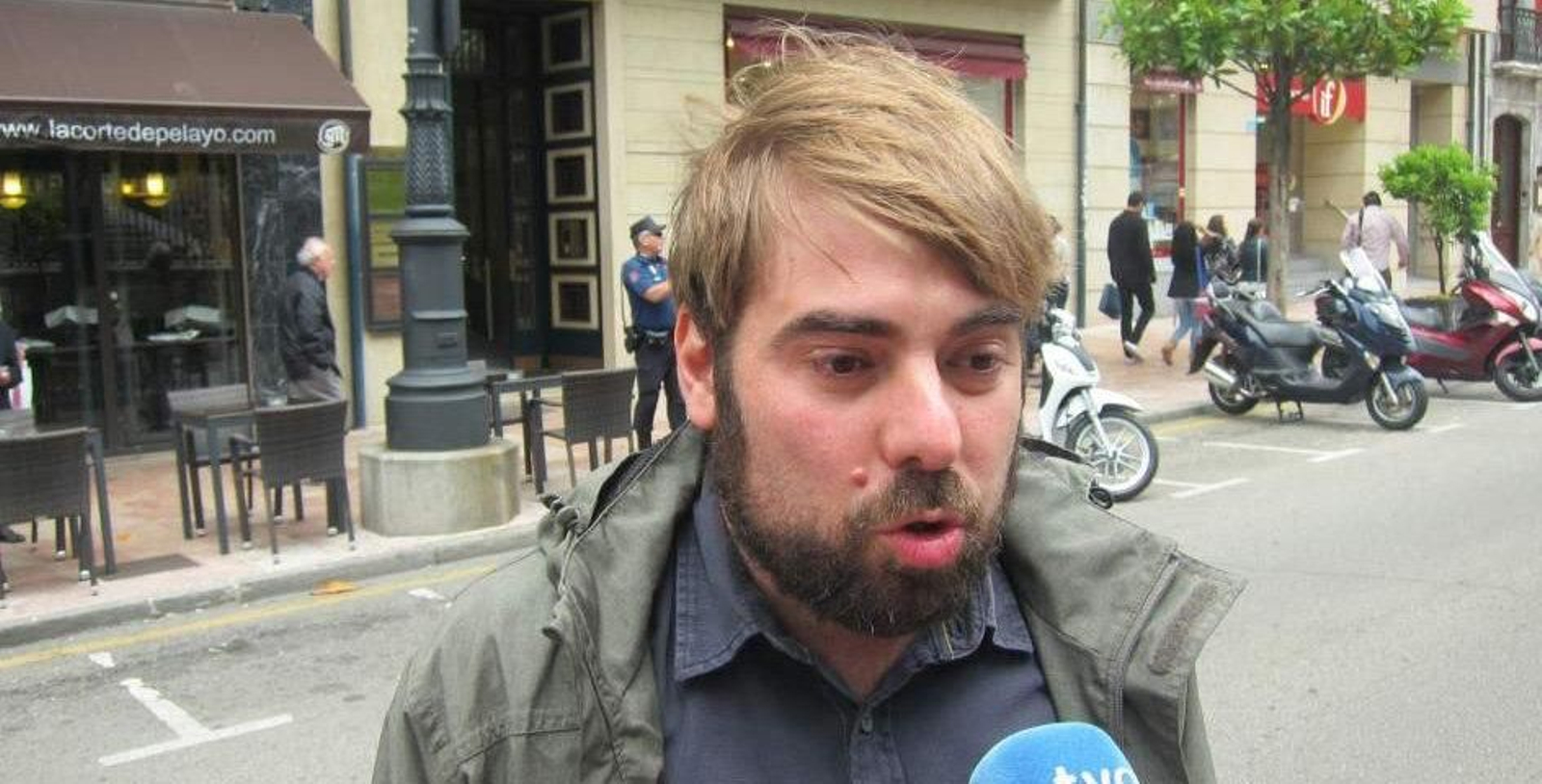 El secretario general de Podemos Asturias y diputado regional asturiano, Daniel Ripa