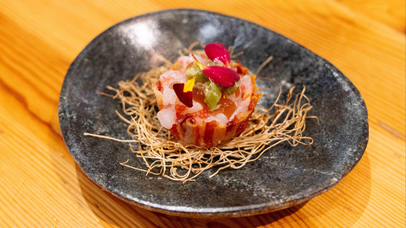 Tapa Ourense: "Gamba na corte"