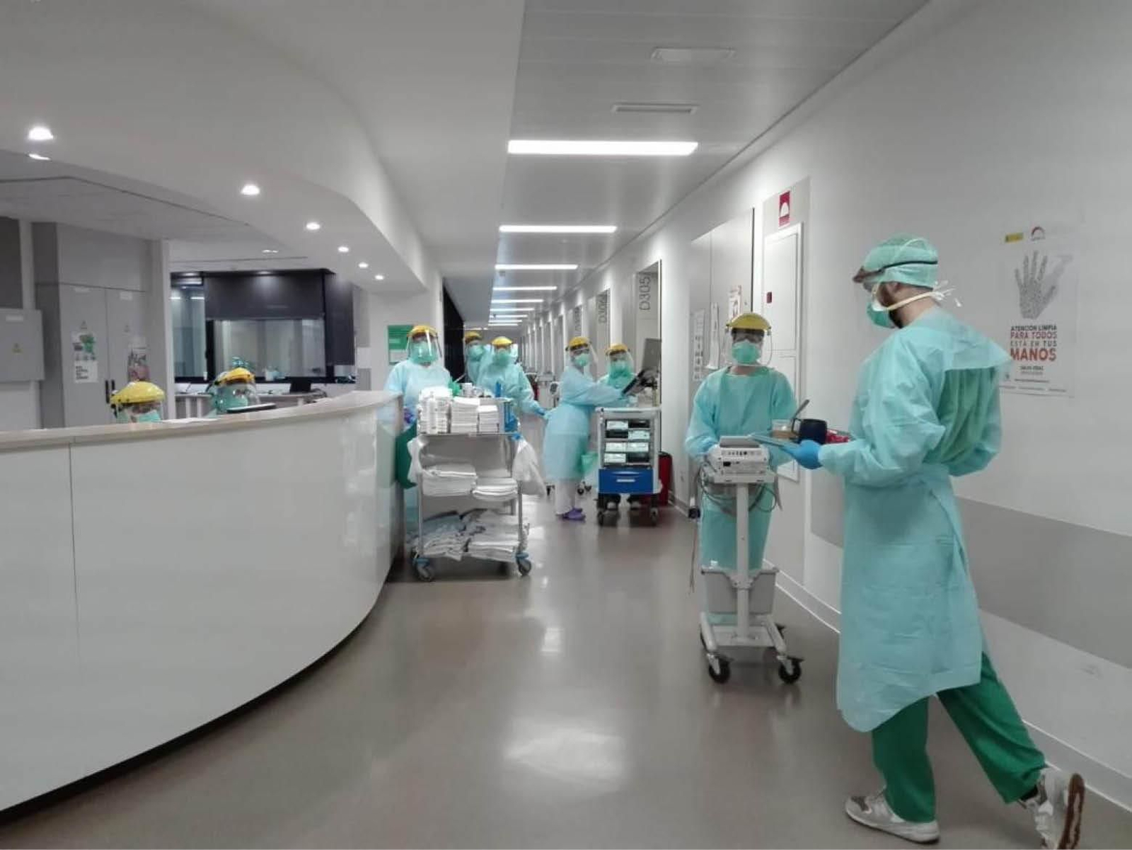 La planta covid del Cunqueiro funciona desde los inicios de la pandemia.