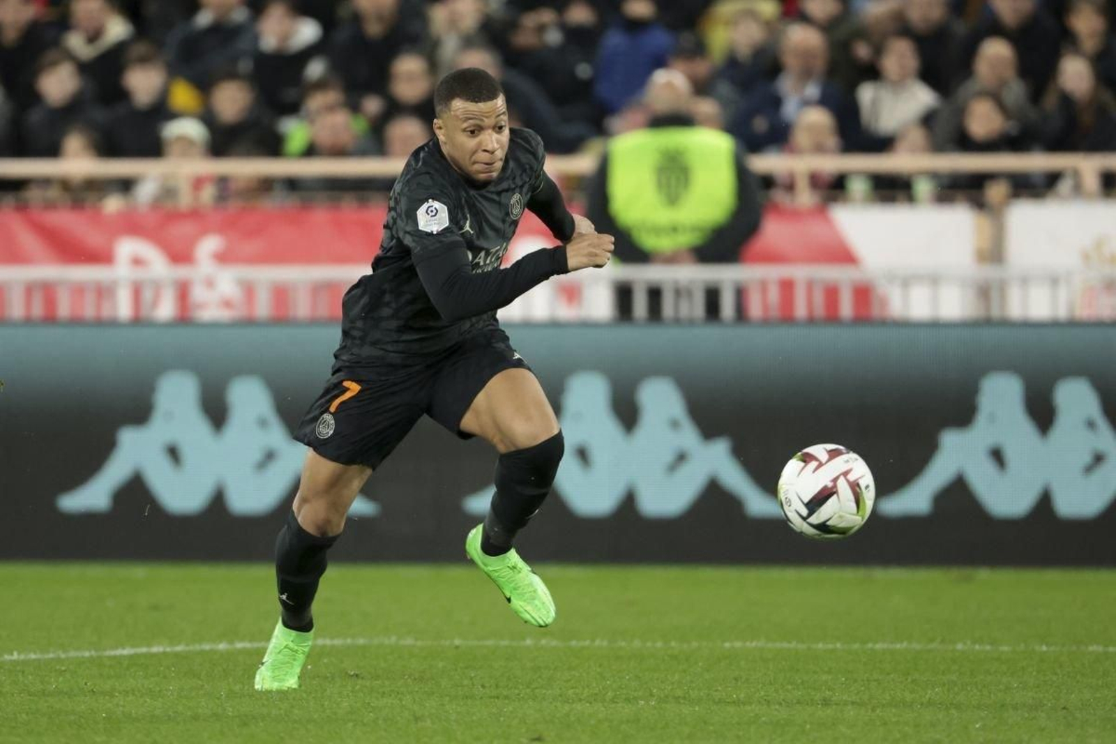 Mbappé juega hoy con el PSG ante la Real Sociedad en el Reale Arena de San Sebastián.