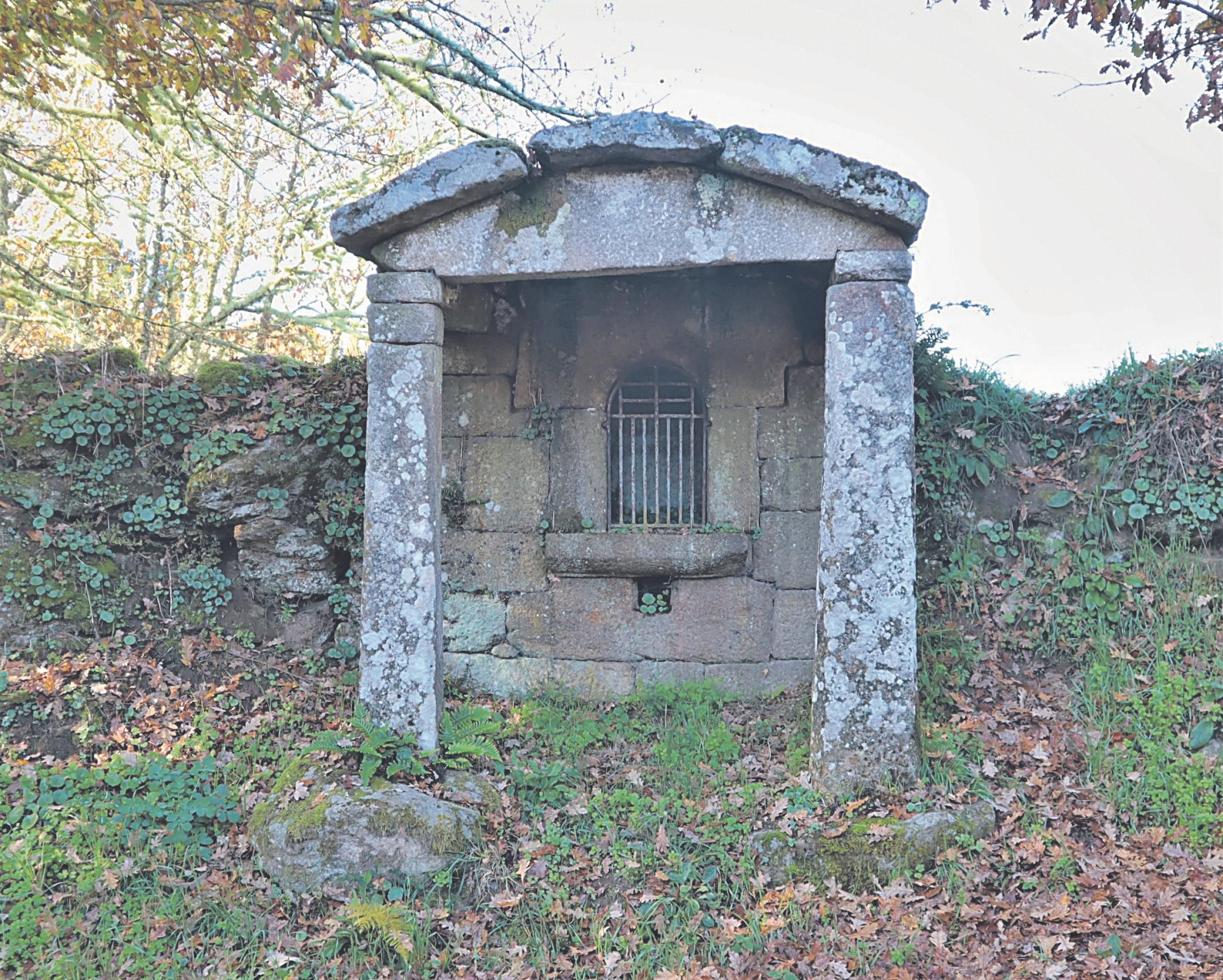 El peto de ánimas de Vilameá-Buxan, en el recorrido circular por las aldeas de Bande. (D.P.)
