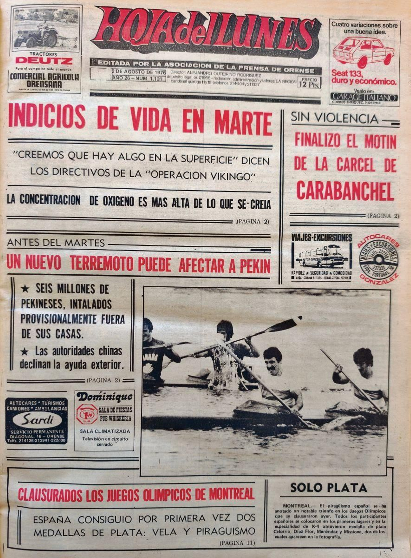 La primera de 1976.