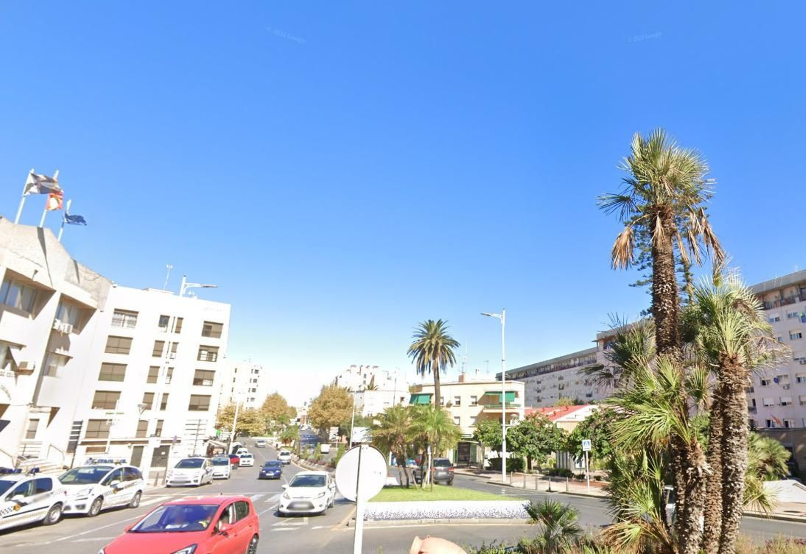 Calle Virgen de África en Algeciras.