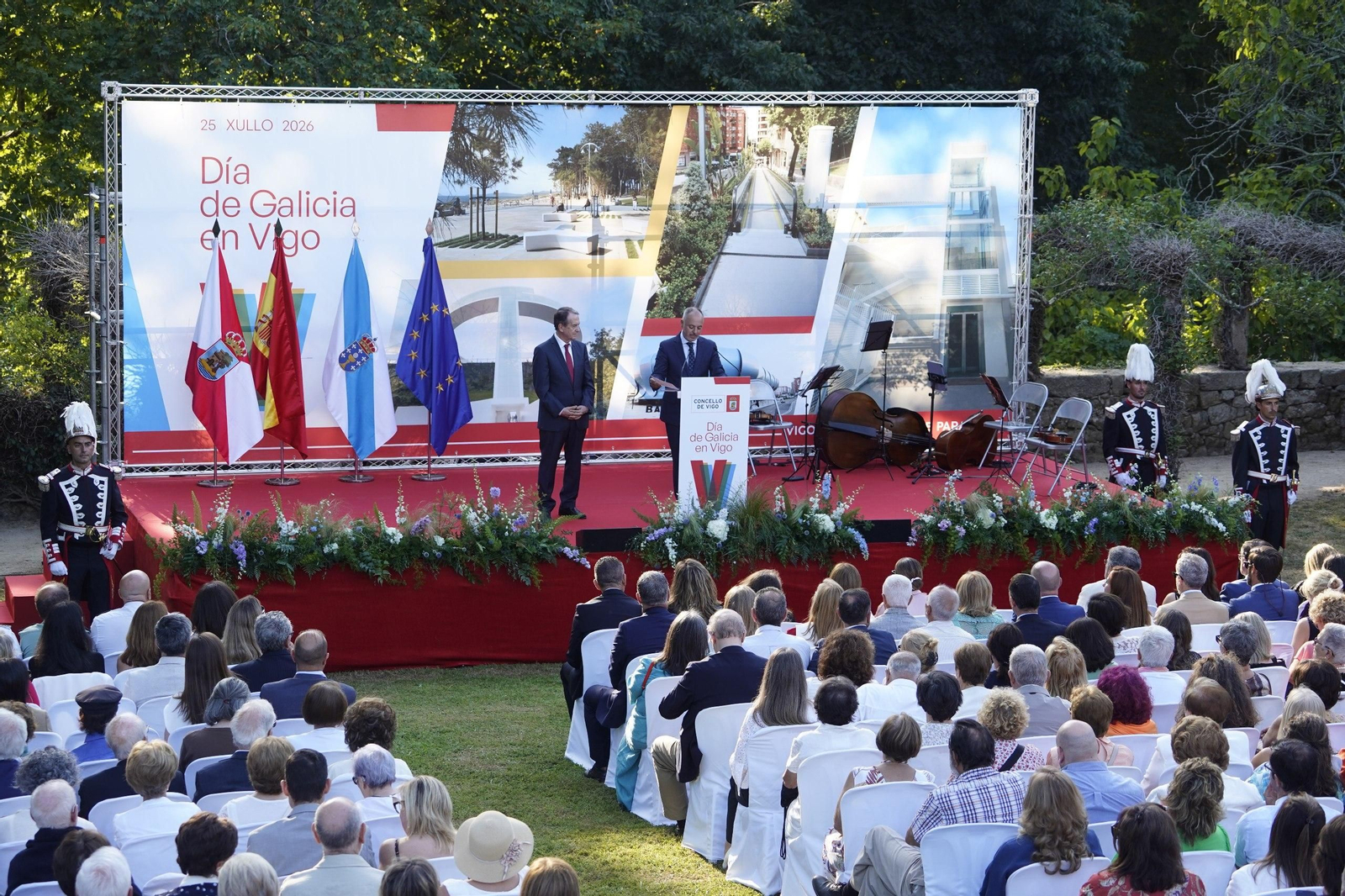Galería | Vigo celebra o Día de Galicia cun acto en Castrelos