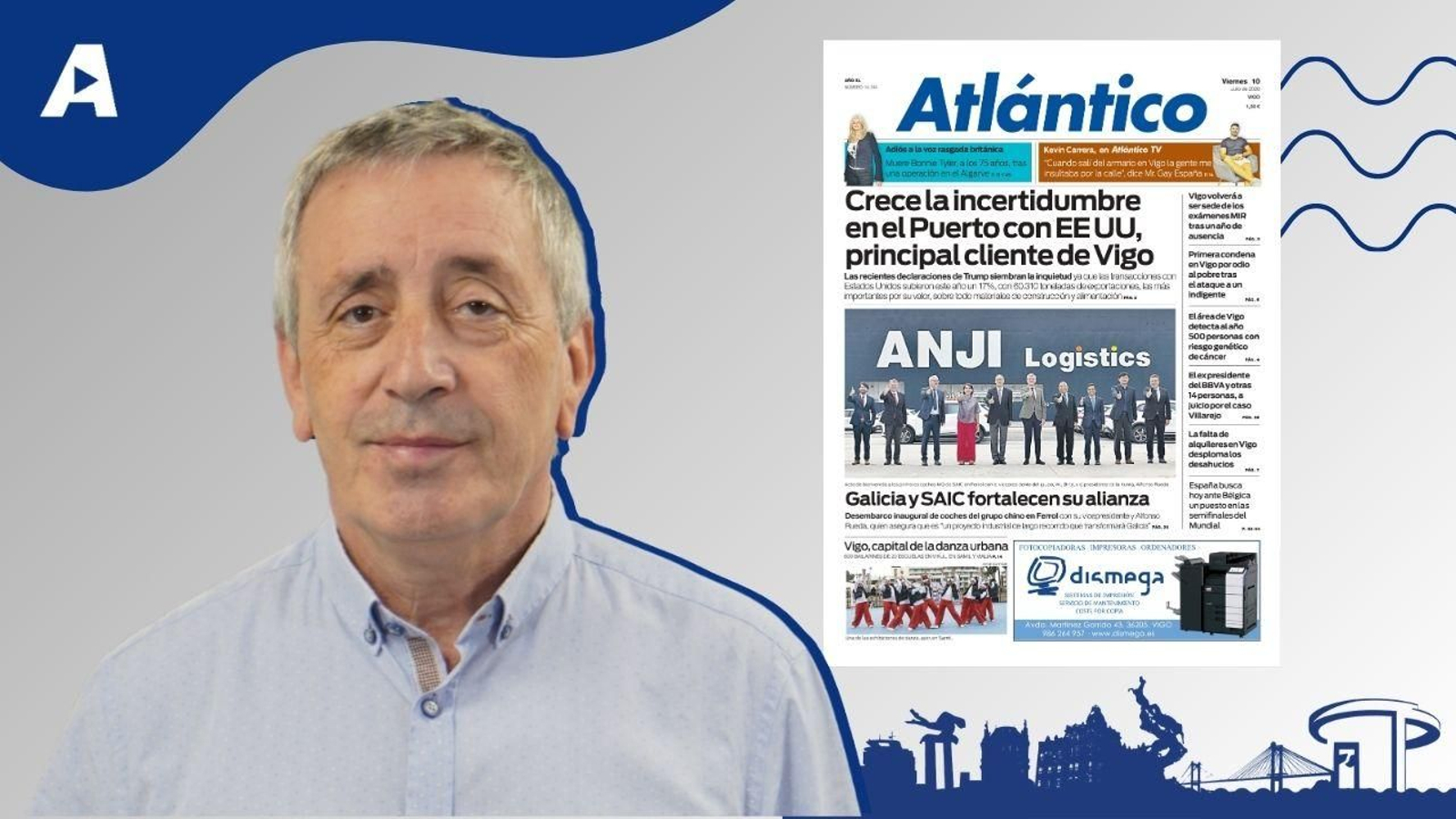 La portada de Atlántico del 10 de julio