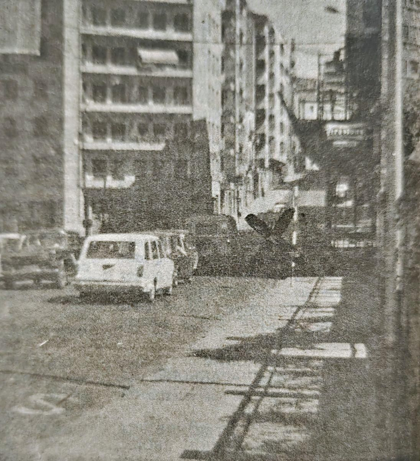 Cruce de la calle Sáenz Díez con Curros Enríquez.