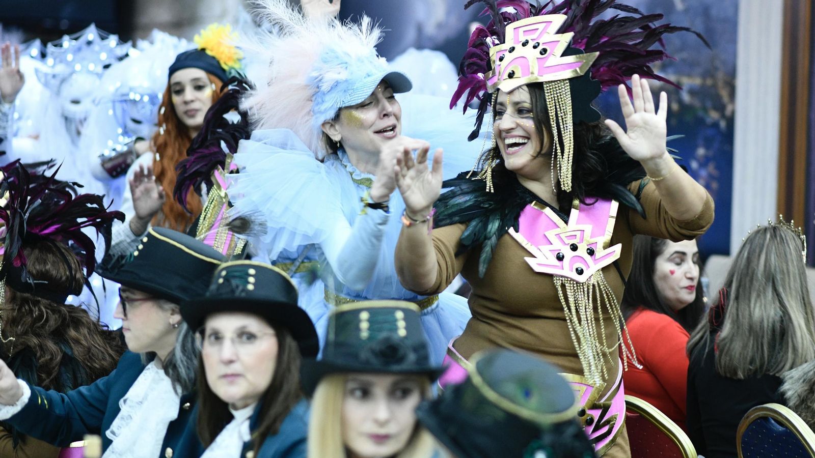 Alegría, baile e diversión estiveron presentes en tódolos menús das comadres.