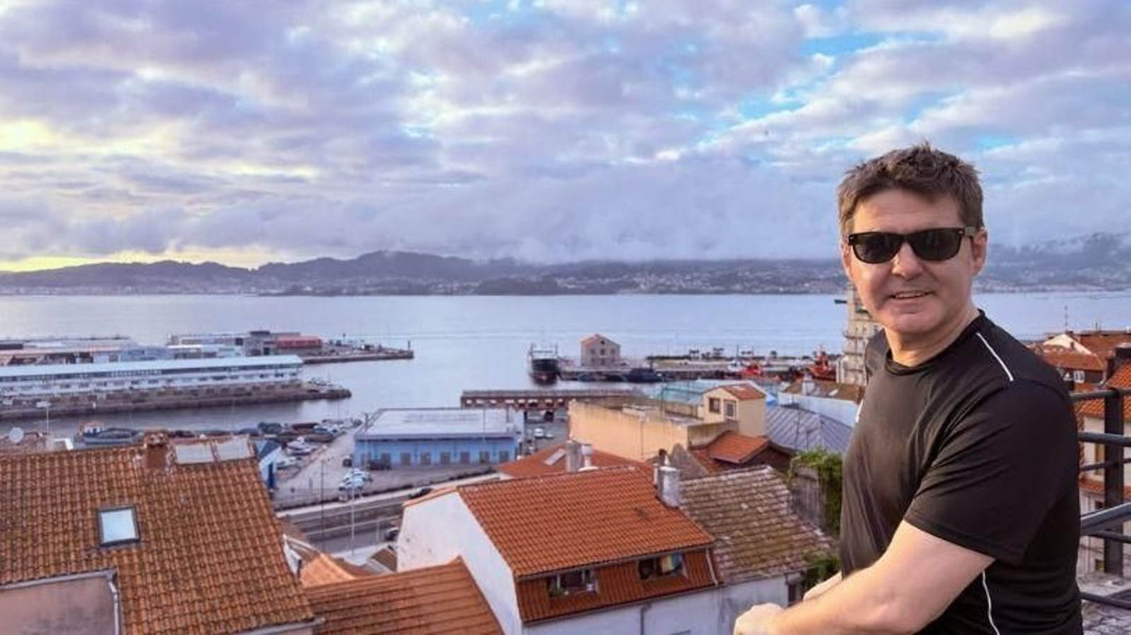 El periodista Jesús Cintora en Vigo.