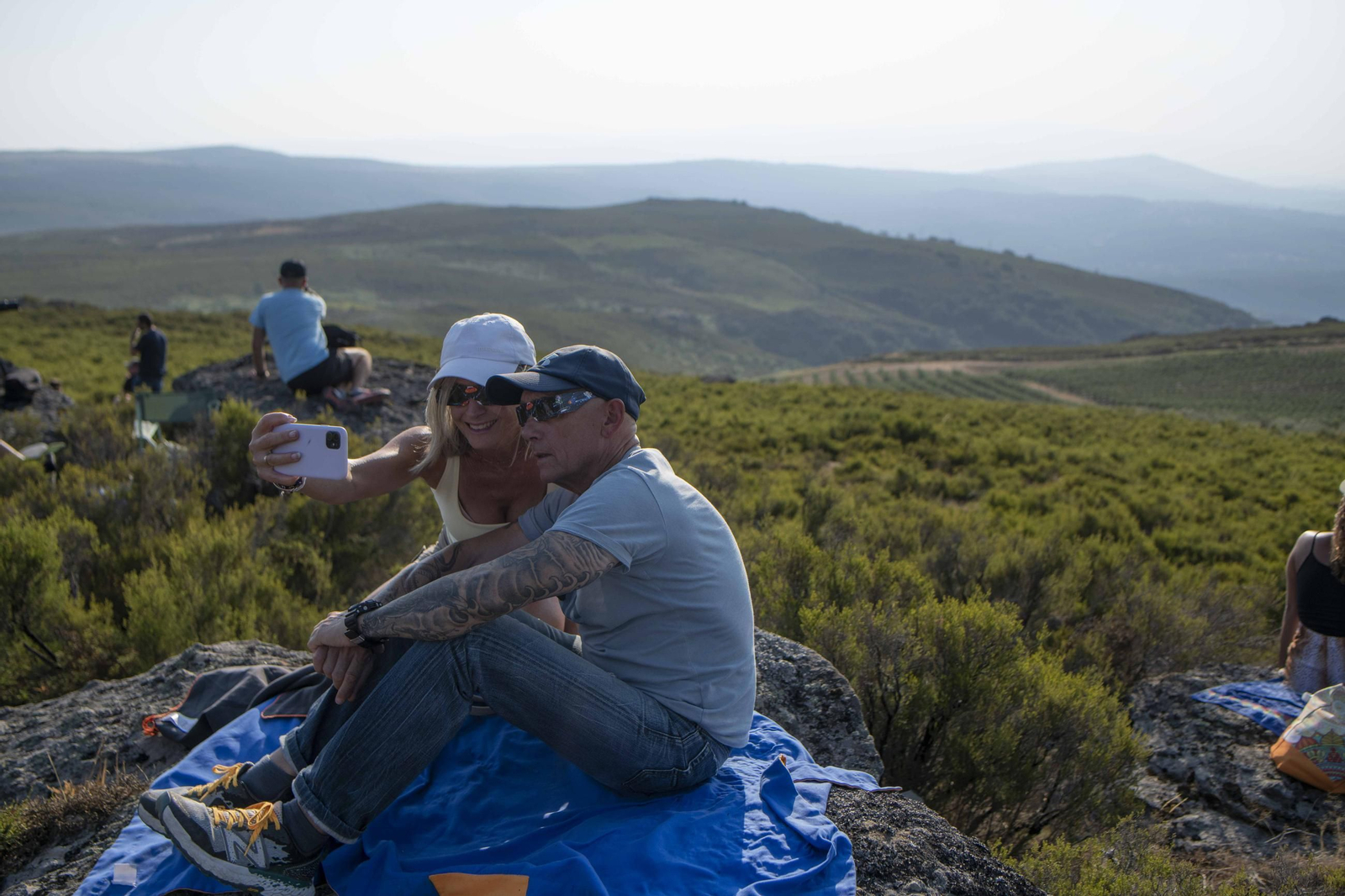 Galería | El observatorio de Trevinca, en A Veiga, vive una jornada histórica de eclipse