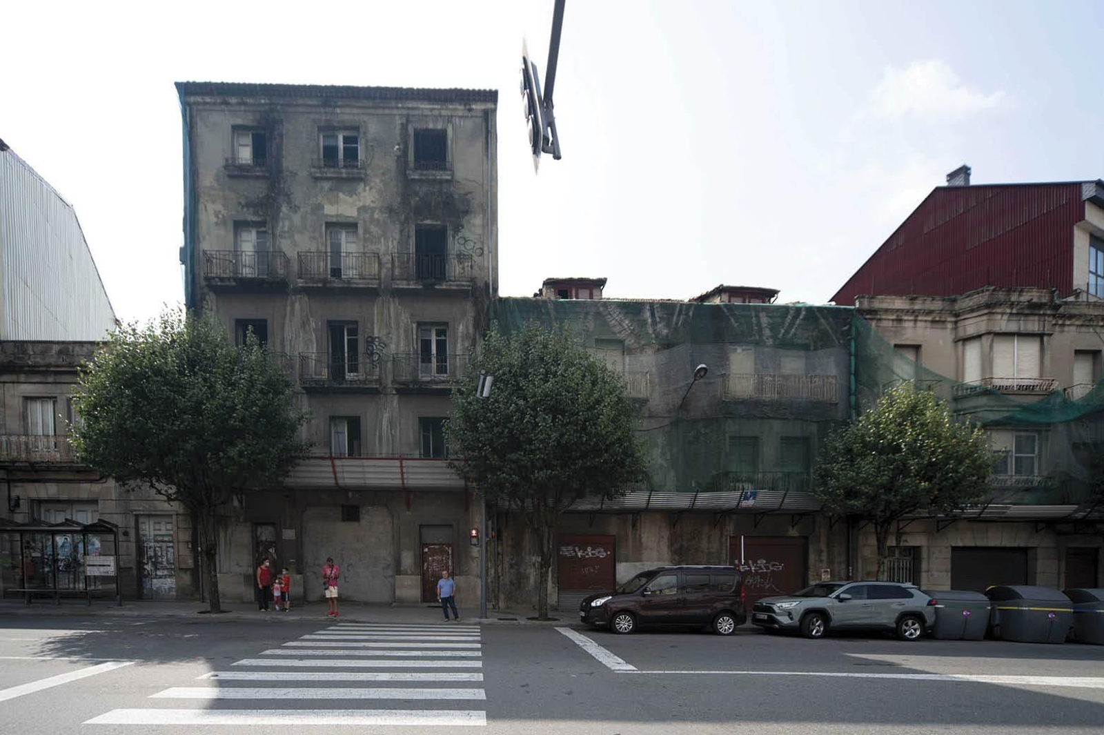 El proyecto prevé el derribo de dos inmuebles que dan a las calles Vicente Risco y Ramón y Cajal (MARTIÑO PINAL).