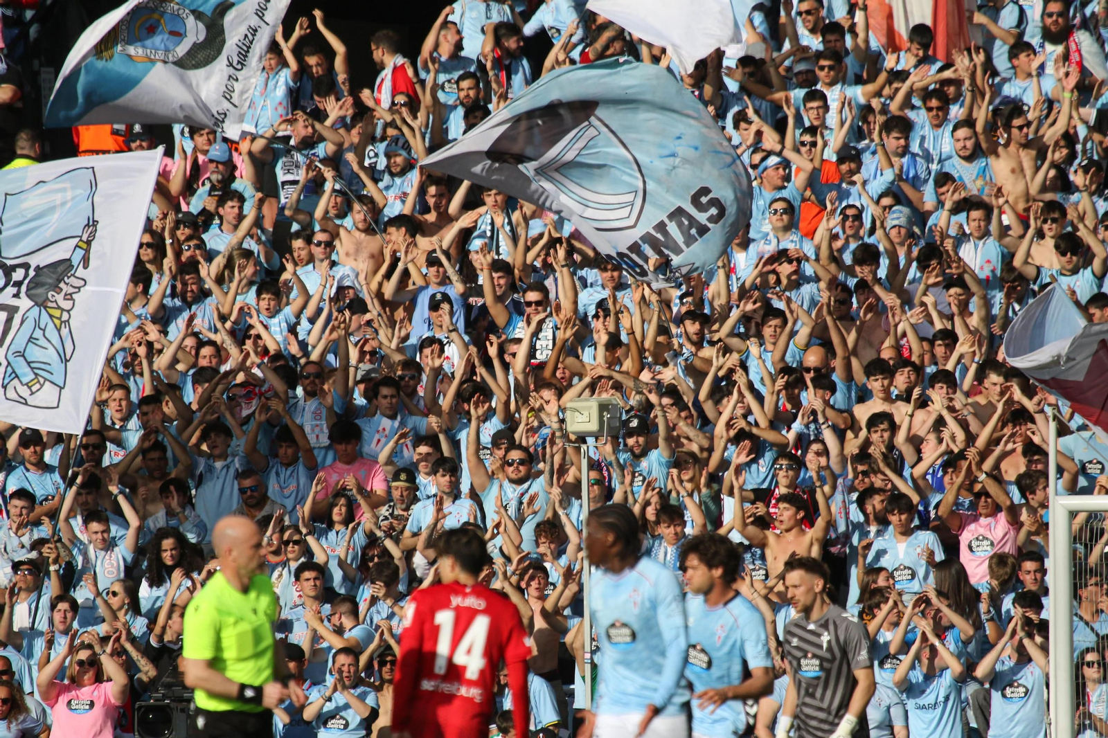 Galería | La goleada del Friburgo puso fin al sueño europeo del Celta