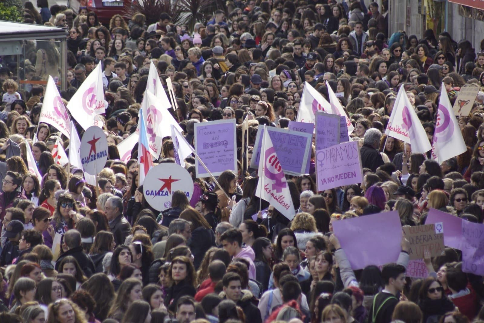 Concentración del 8M en Vigo  // Vicente Alonso