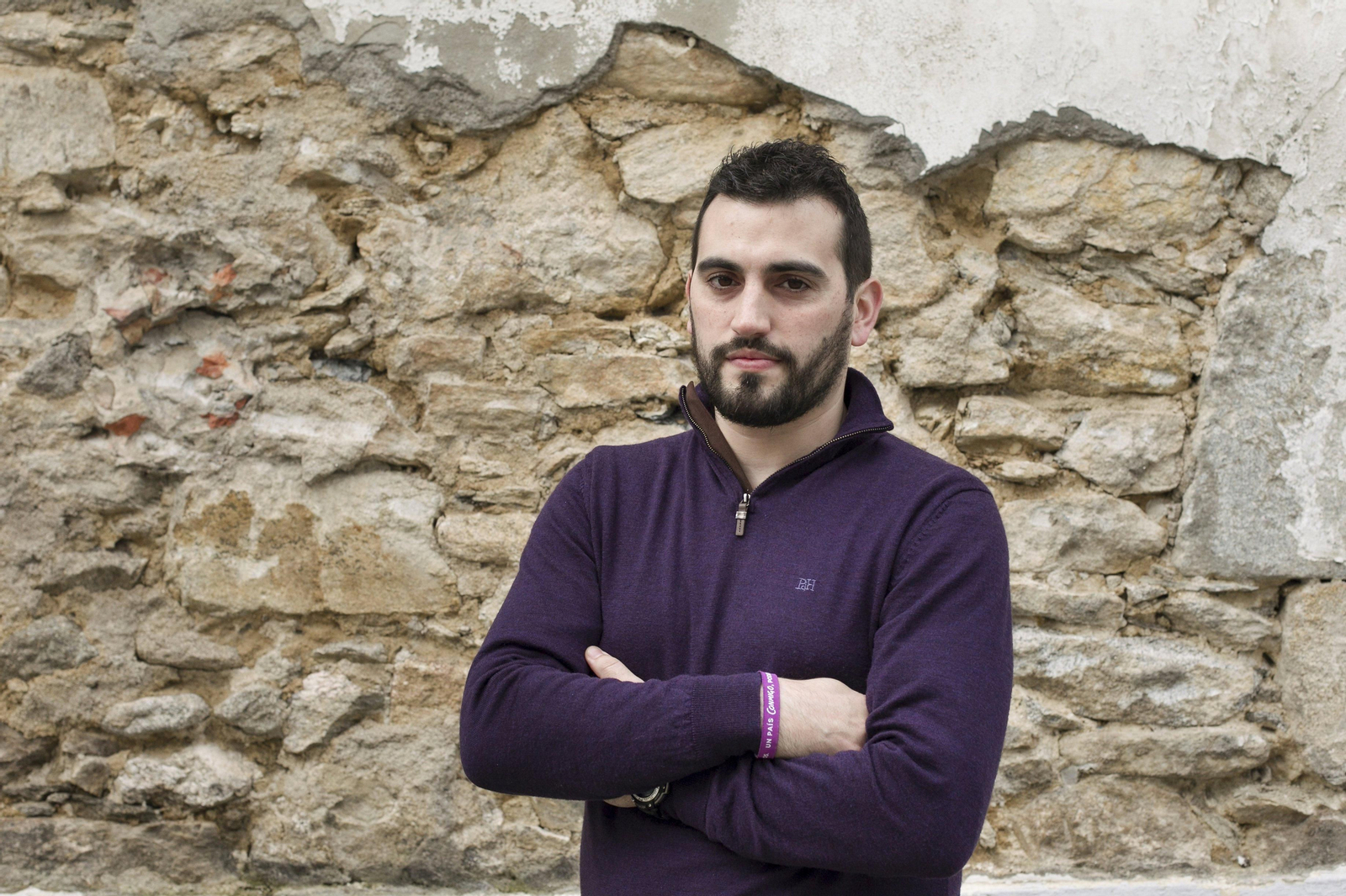 Breogán Riobóo, líder de Podemos en Galicia.