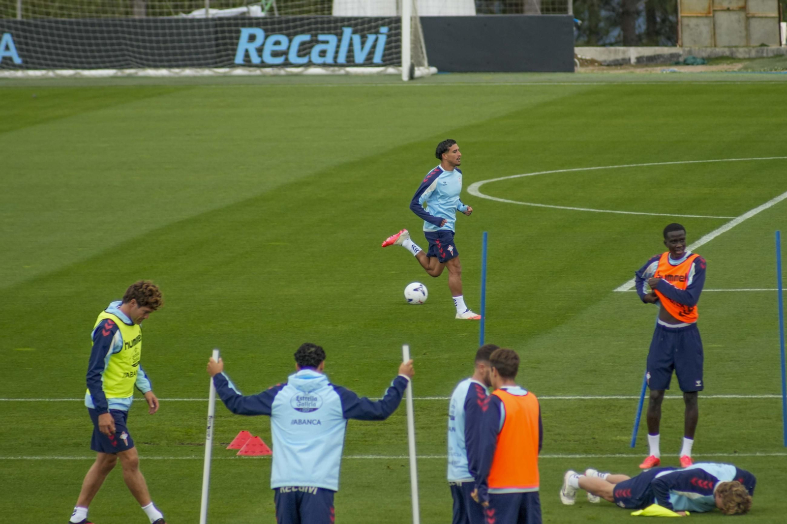 Galería | El Celta prepara su duelo ante Osasuna con Driouech ya incorporado
